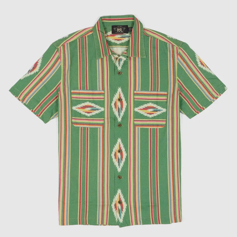 Double RL Short Sleeve Cotton Jersey Camp Shirt sold by DeeCee style