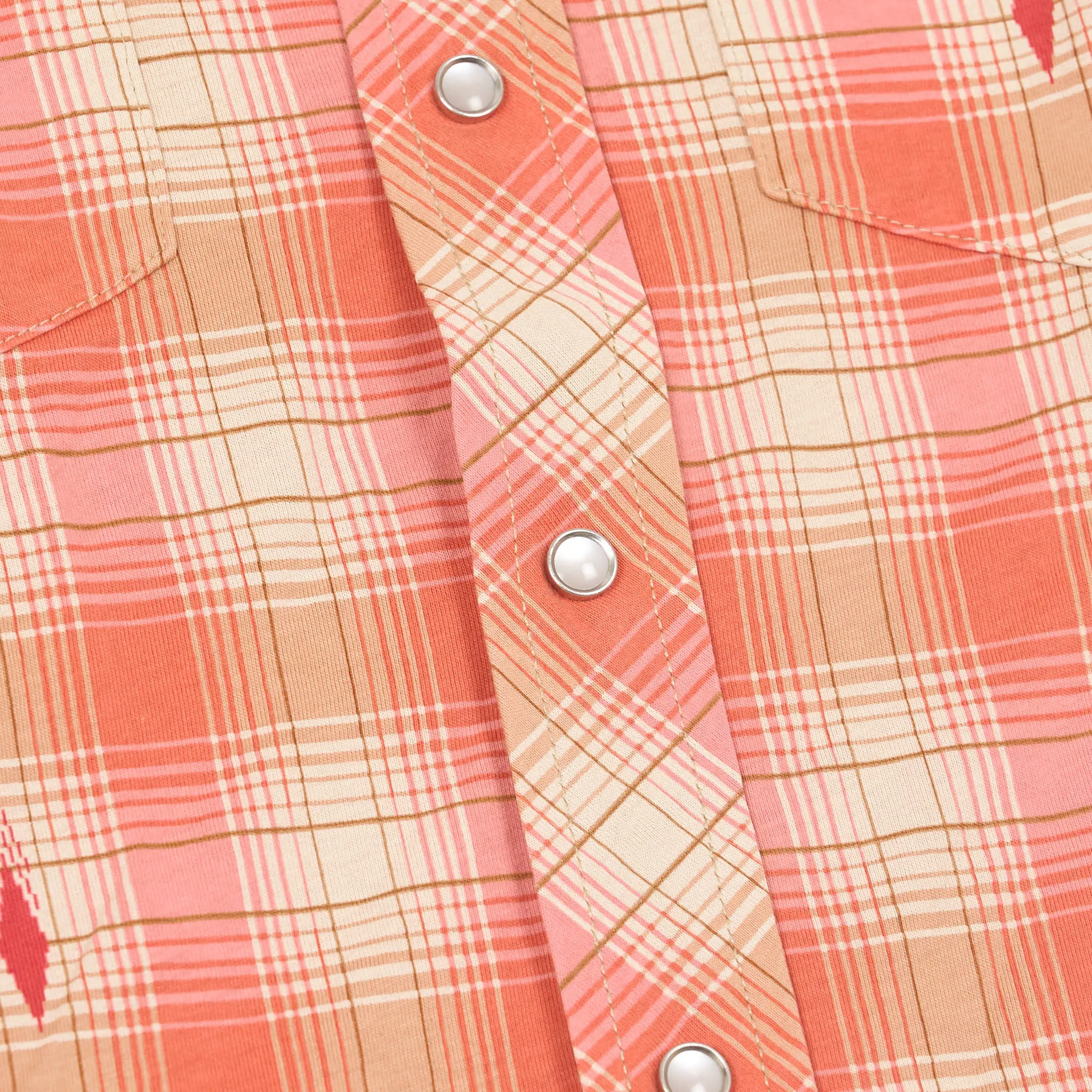 Double RL Long Sleeve Plaid Jersey Western Shirt sold by DeeCee style product image thumbnail 3