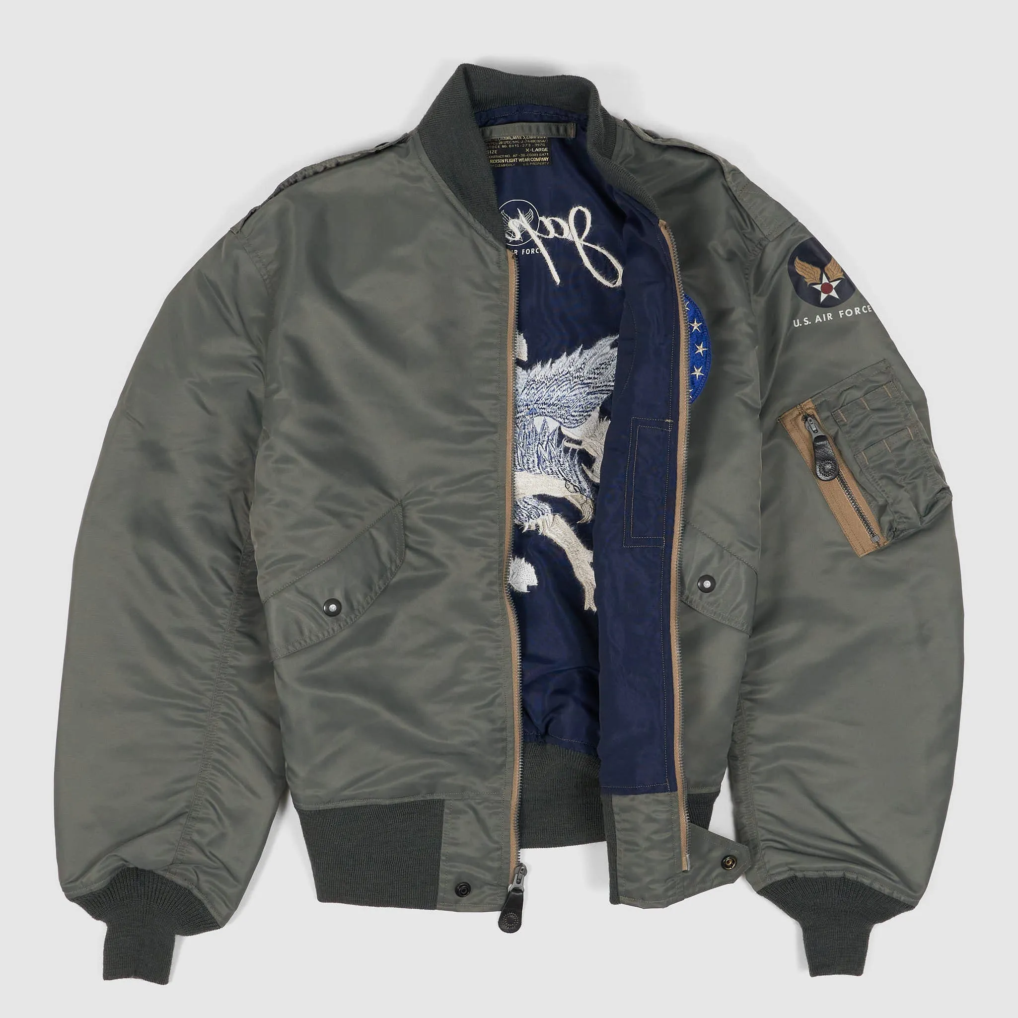 Buzz Rickson's L-2B 30th Anniversary Suka Flight Jacket sold by DeeCee style product image thumbnail 2