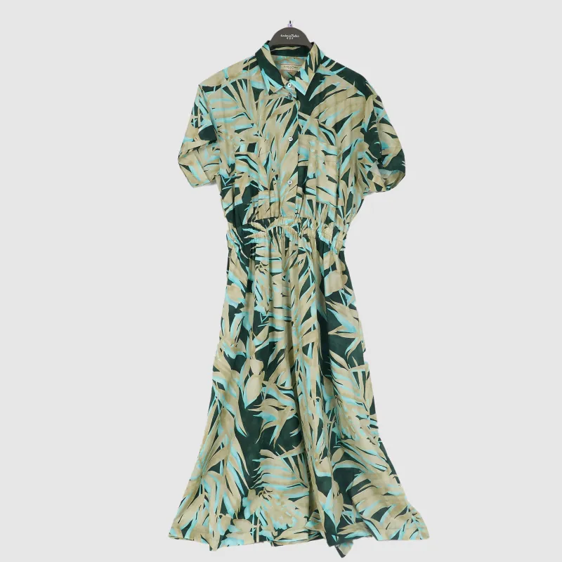 Tintoria Mattei Ladies Palm Tree Print Dress sold by DeeCee style