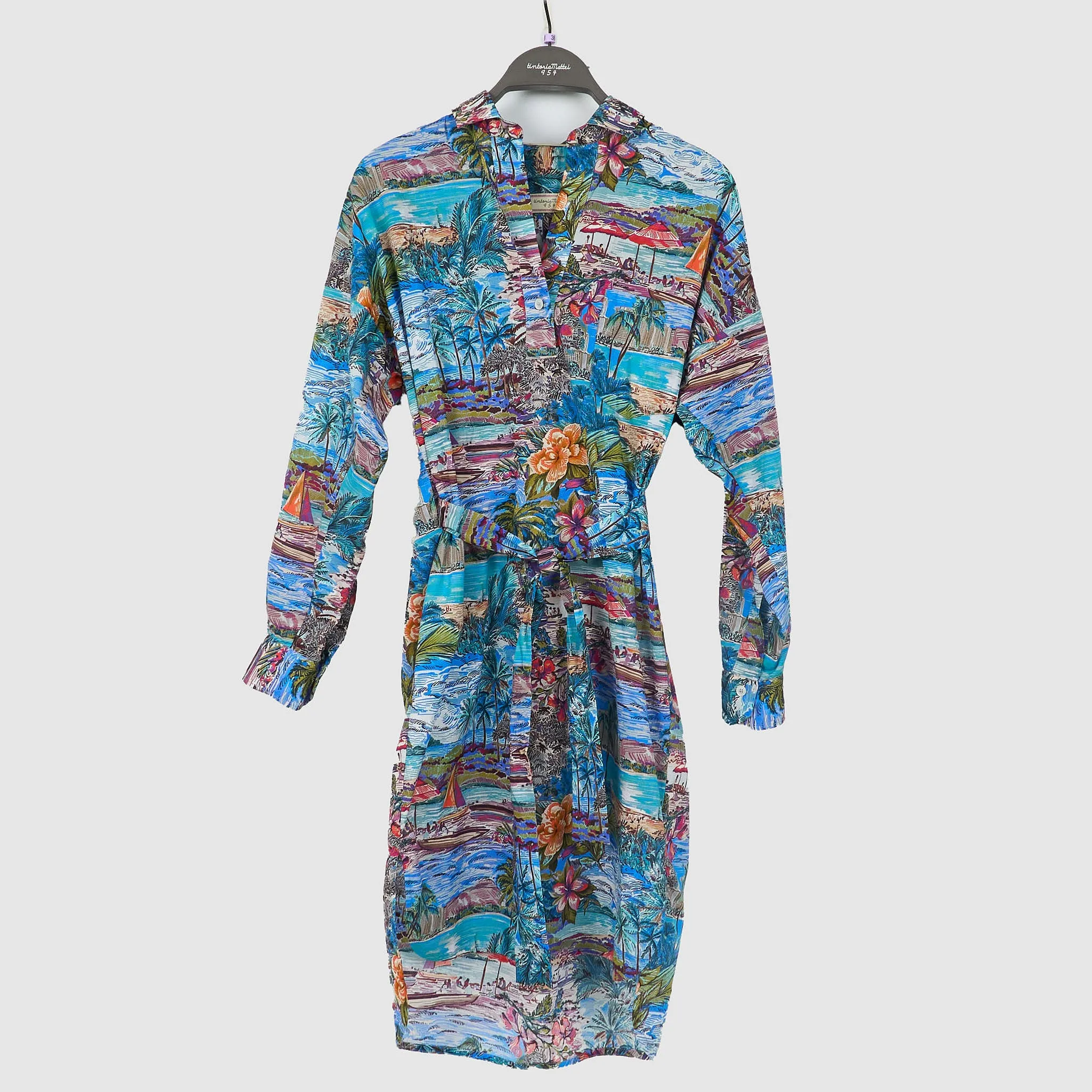 Tintoria Mattei Ladies Hawaiian Shirt Dress sold by DeeCee style