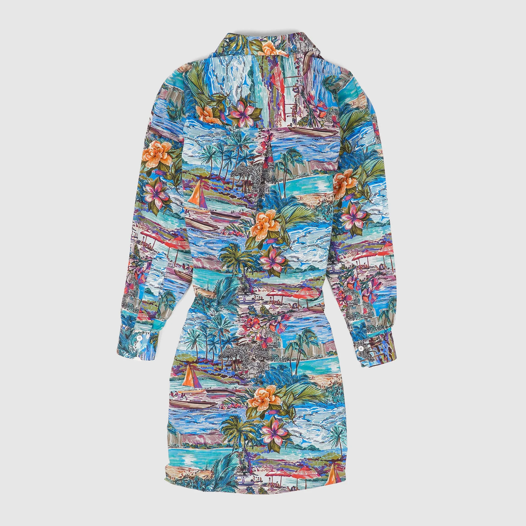 Tintoria Mattei Ladies Hawaiian Shirt Dress sold by DeeCee style product image thumbnail 3