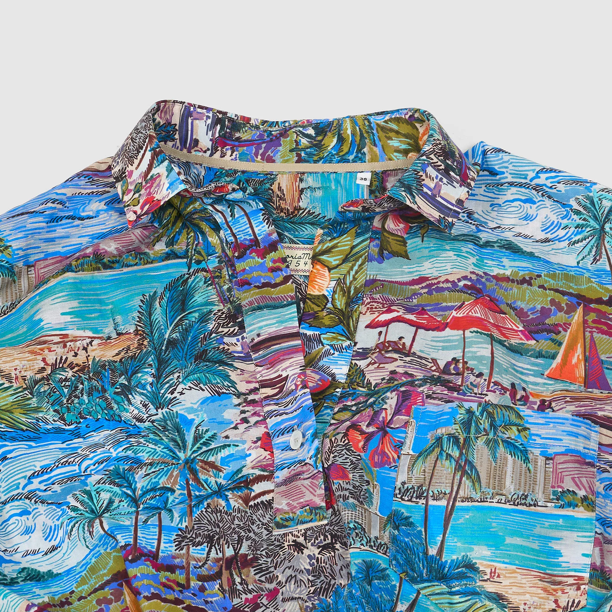 Tintoria Mattei Ladies Hawaiian Shirt Dress sold by DeeCee style product image thumbnail 5