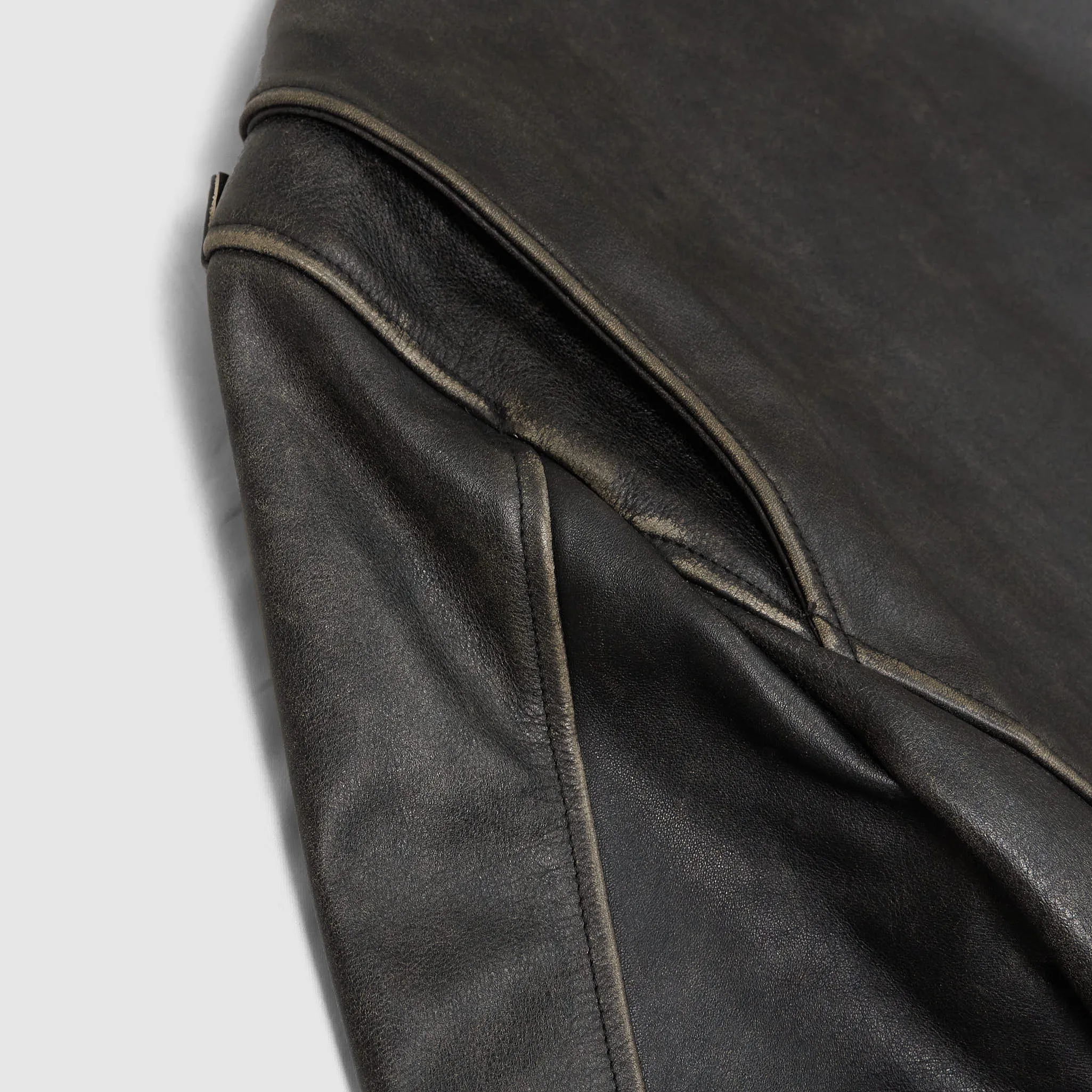 Golden Goose Distressed Bull Leather Jacket Ladies/ Men sold by DeeCee style product image thumbnail 5