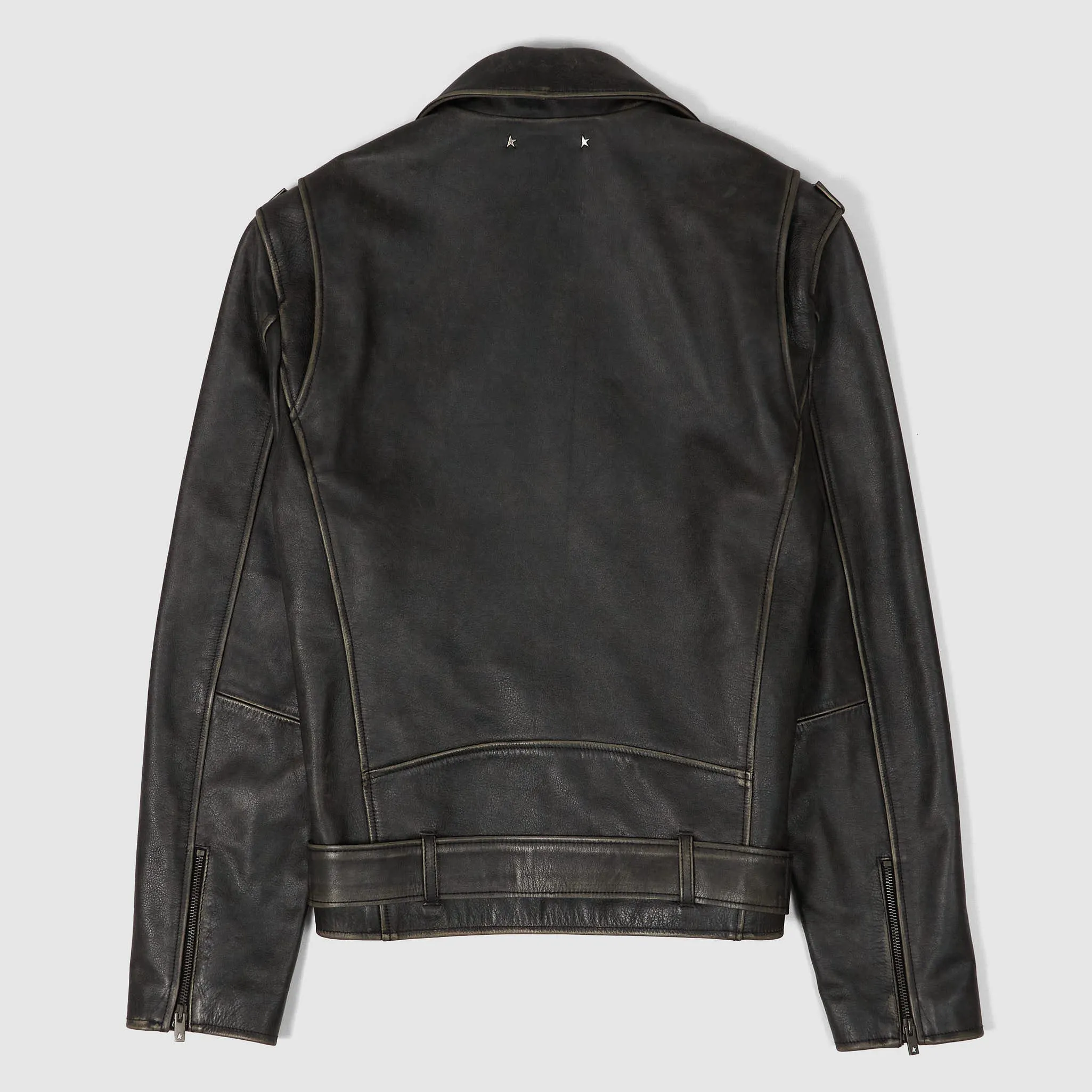 Golden Goose Distressed Bull Leather Jacket Ladies/ Men sold by DeeCee style product image thumbnail 3