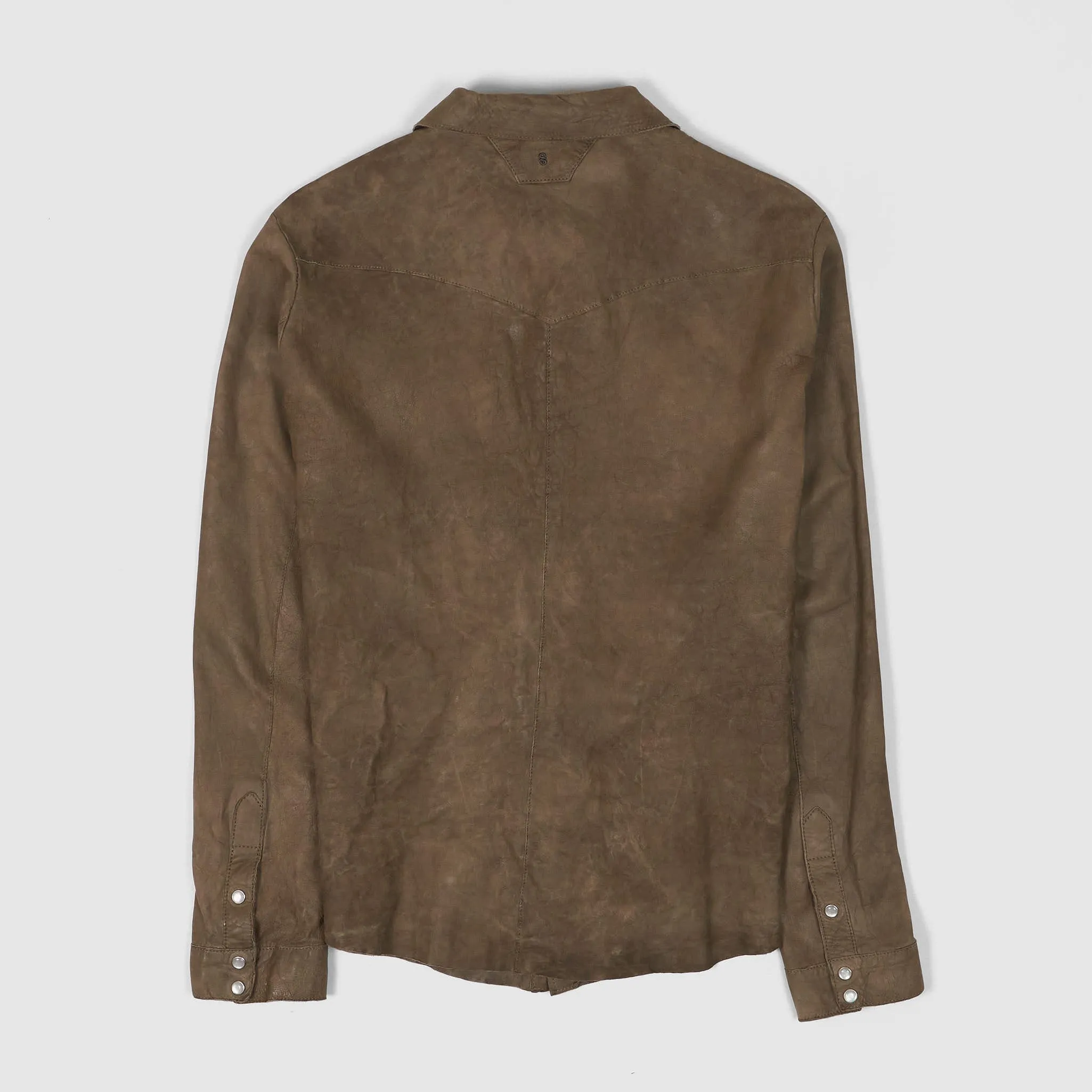 Salvatore Santoro Leather Western Overshirt Jacket UNISEX sold by DeeCee style product image thumbnail 4