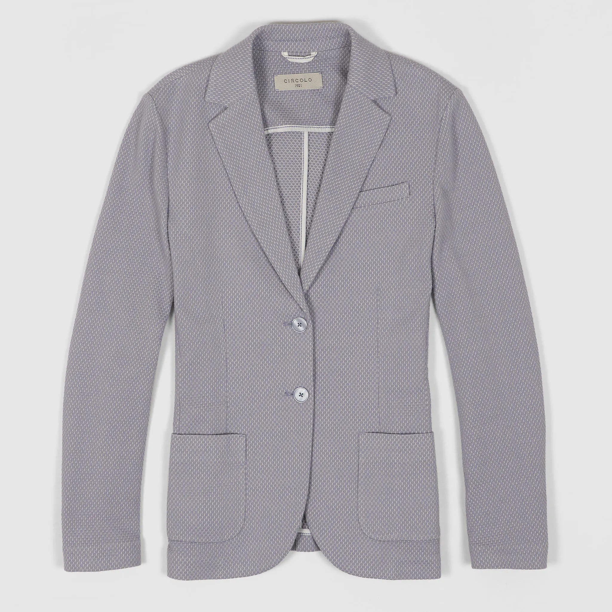 Circolo 1901 Ladies Cotton Jersey Blazer sold by DeeCee style