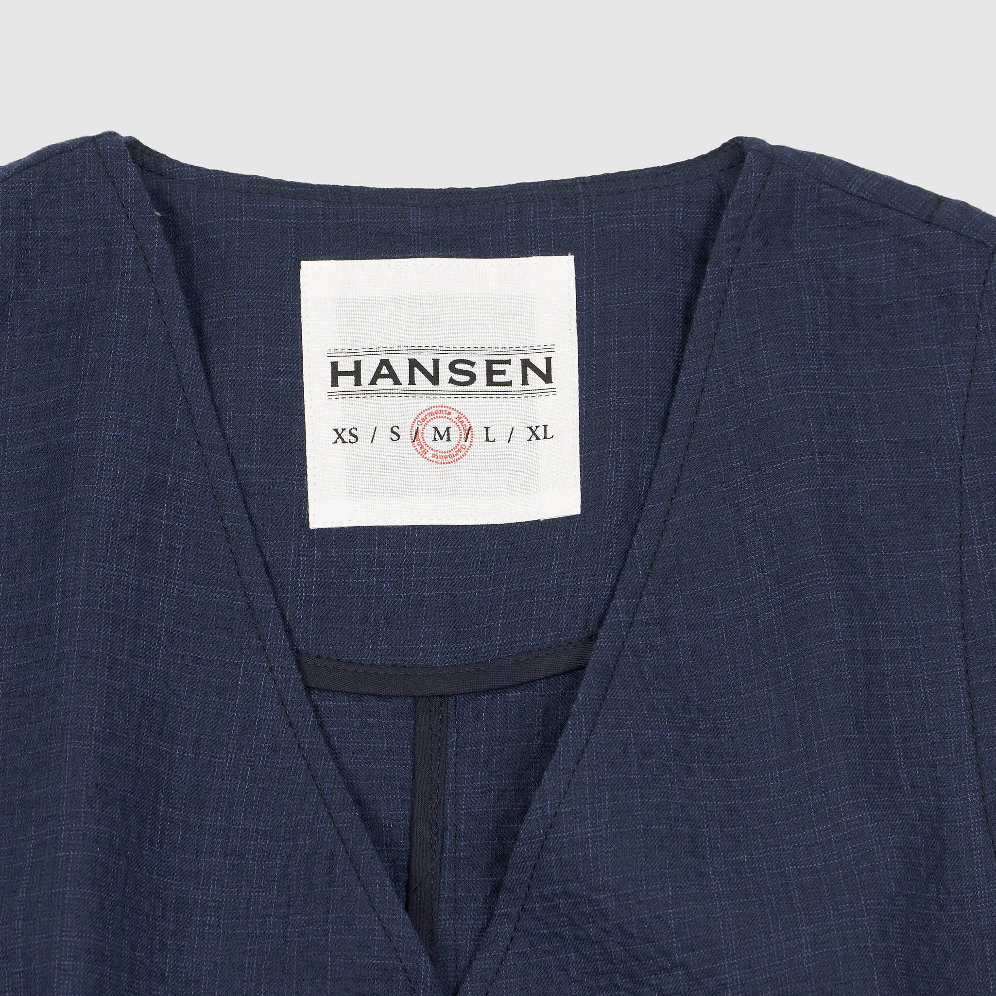 Hansen Daniel Seersucker Waistcoat sold by DeeCee style product image thumbnail 4