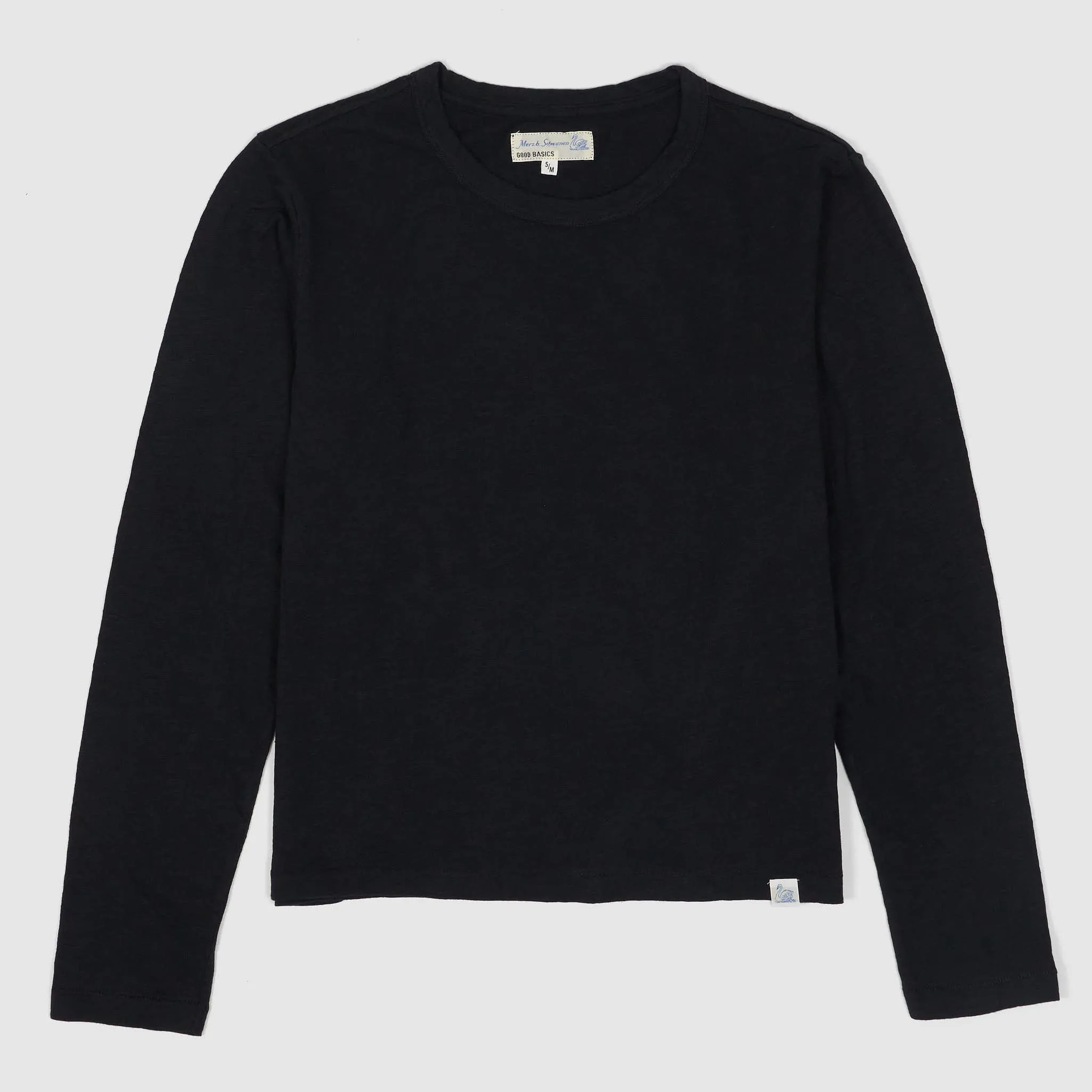 Merz b. Schwanen Ladies Long Sleeve Crew Neck Basic T-Shirt sold by DeeCee style product image thumbnail 5