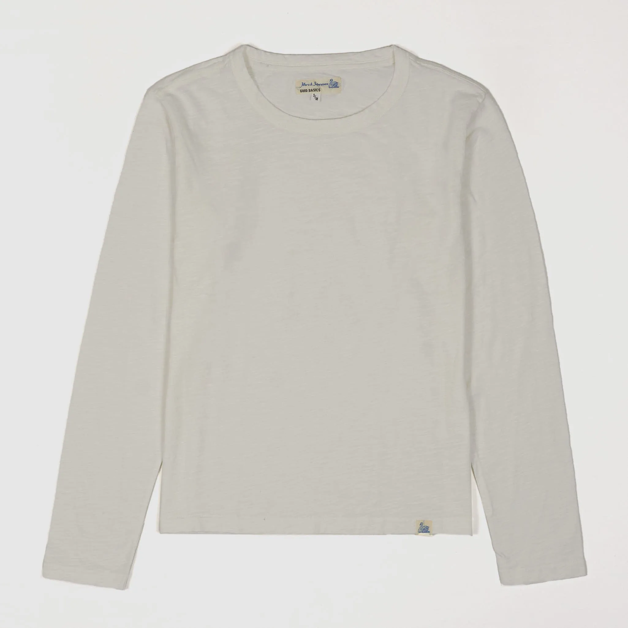 Merz b. Schwanen Ladies Long Sleeve Crew Neck Basic T-Shirt sold by DeeCee style