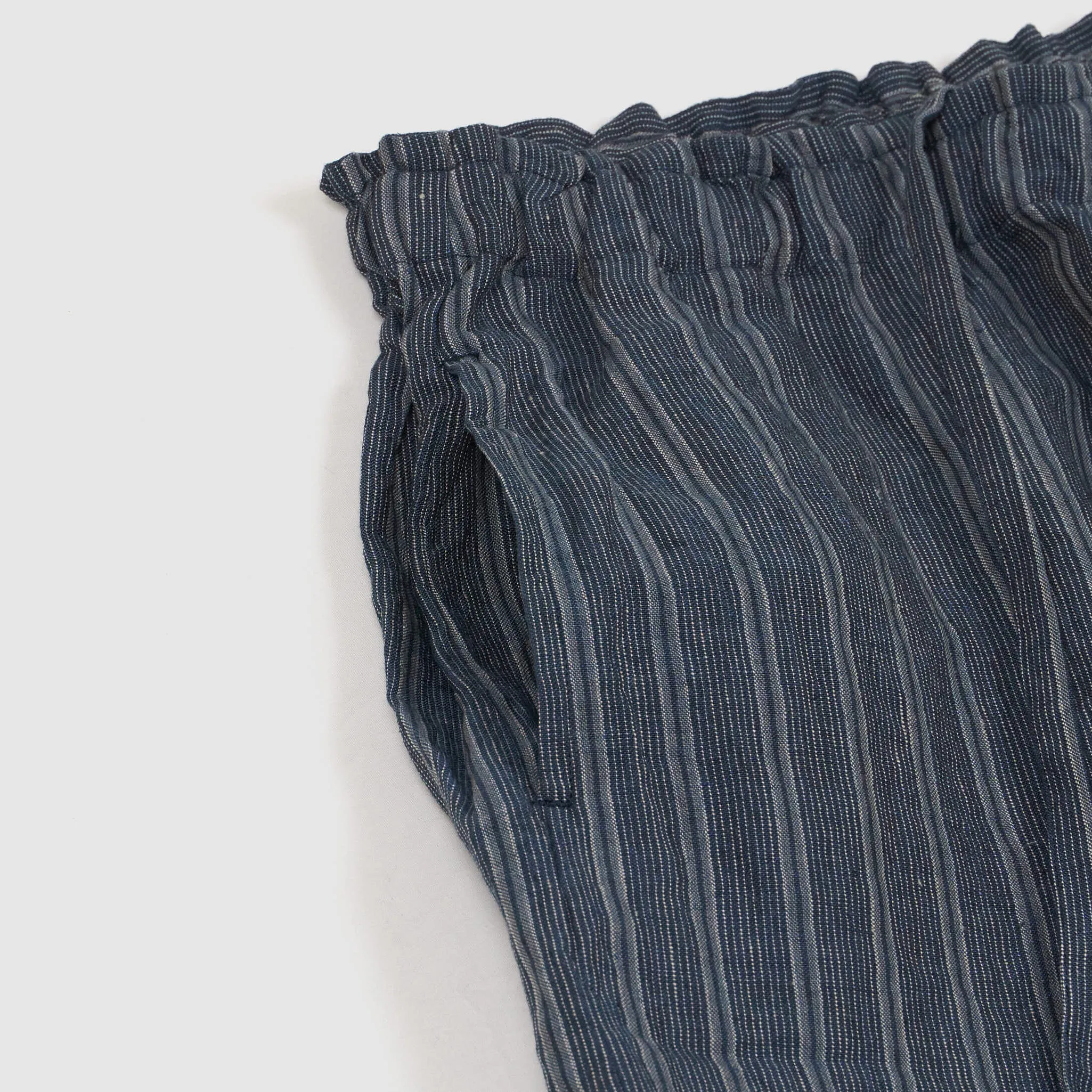 Vlas Blomme Ladies Flex Striped Easy Wide Fitted Linen Pants sold by DeeCee style product image thumbnail 5