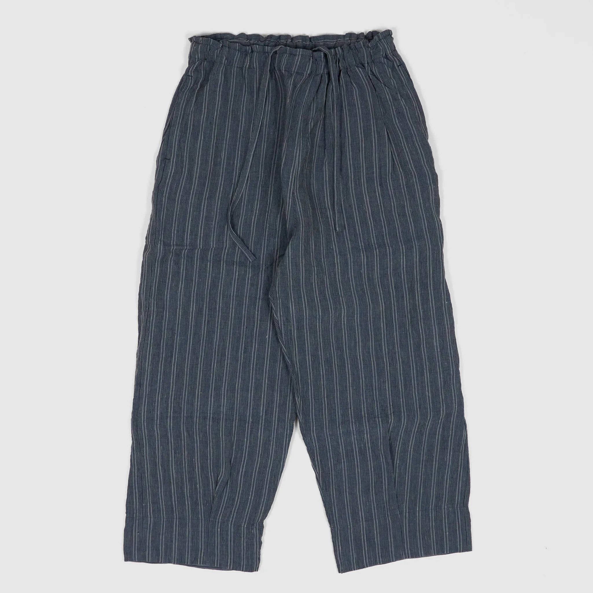 Vlas Blomme Ladies Flex Striped Easy Wide Fitted Linen Pants sold by DeeCee style