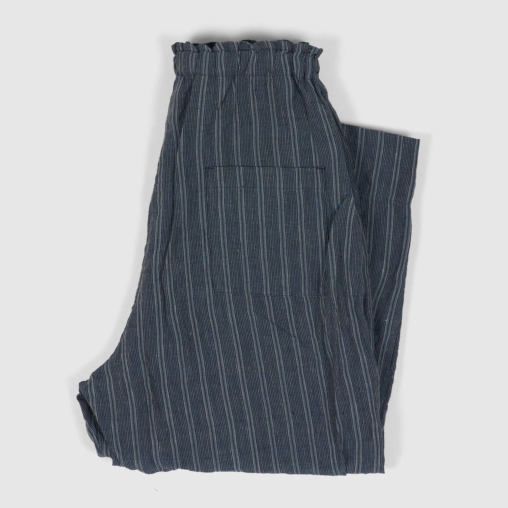 Vlas Blomme Ladies Flex Striped Easy Wide Fitted Linen Pants sold by DeeCee style product image thumbnail 2