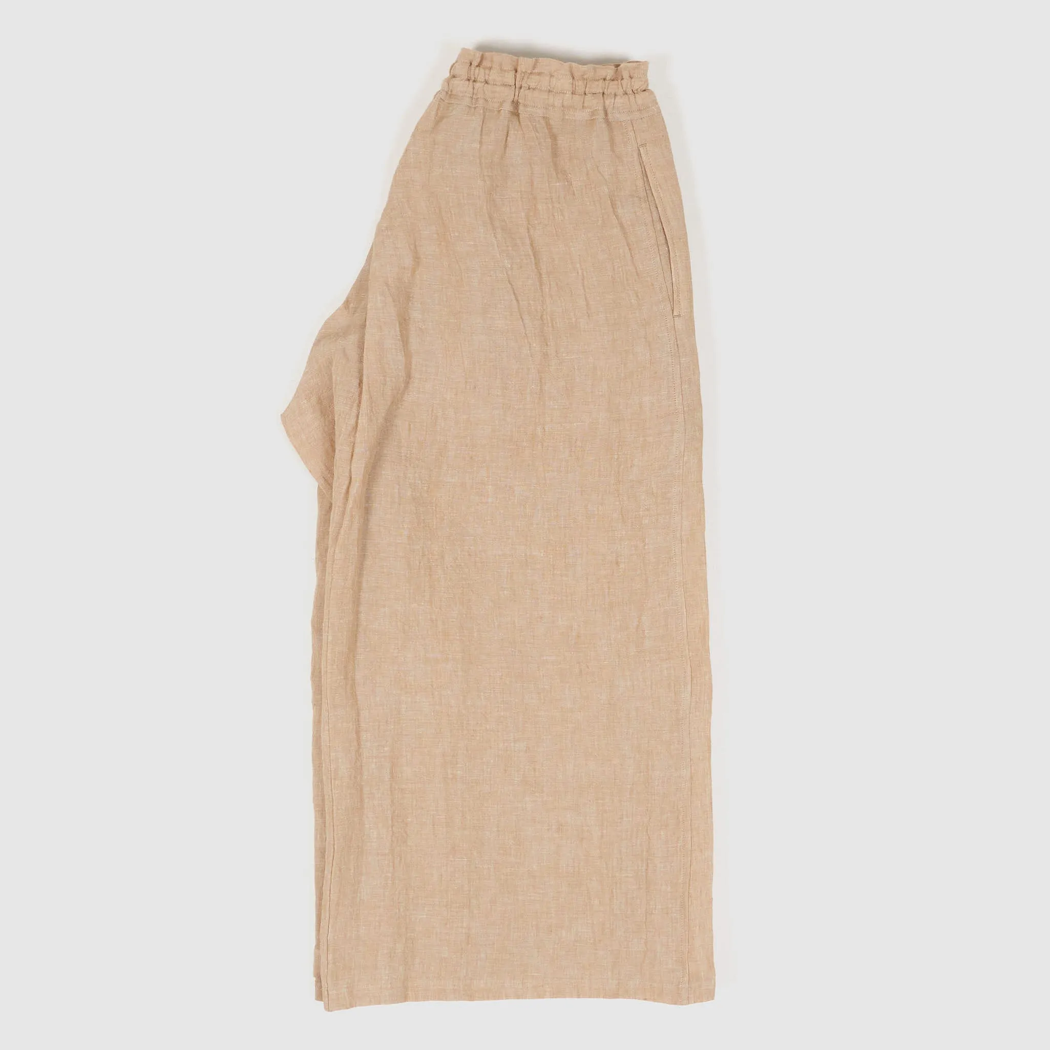 Vlas Blomme Ladies Cropped Wide Fitted Linen Pants sold by DeeCee style product image thumbnail 3