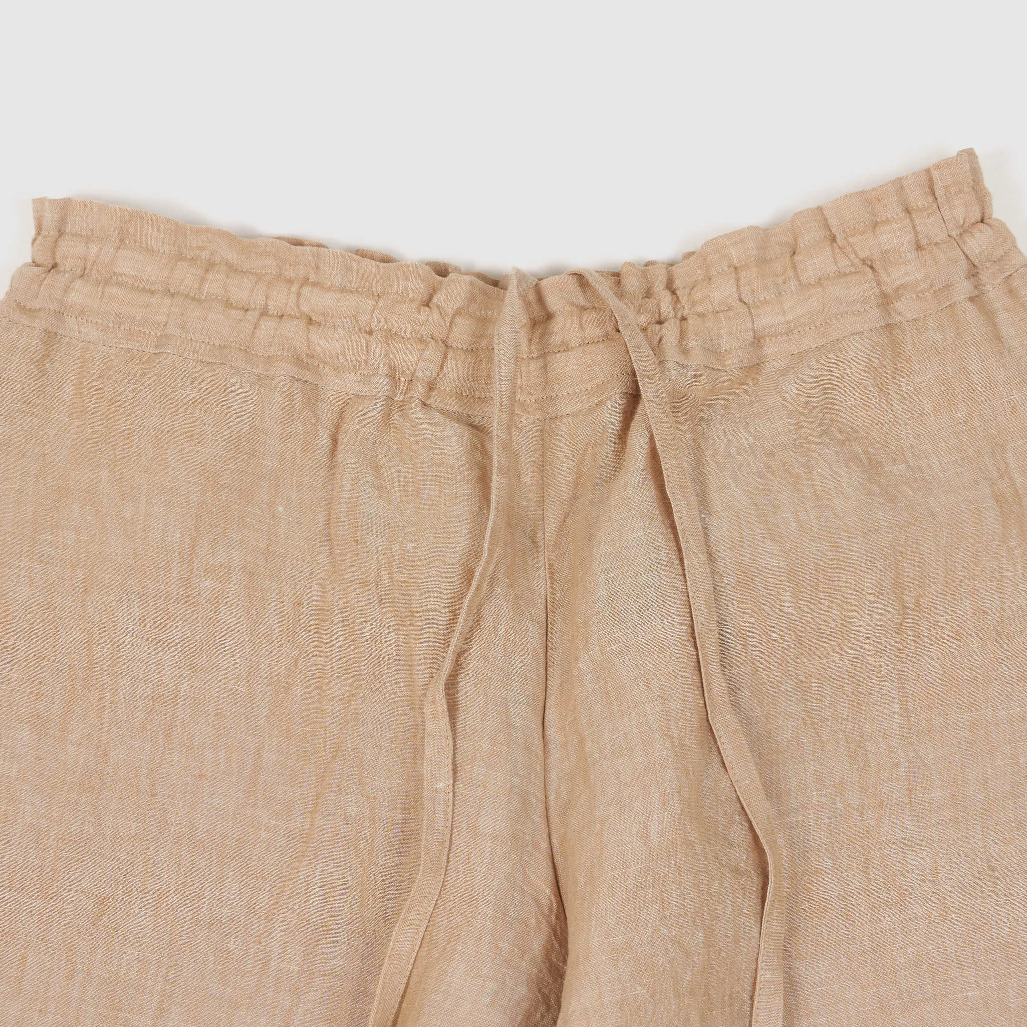 Vlas Blomme Ladies Cropped Wide Fitted Linen Pants sold by DeeCee style product image thumbnail 4
