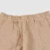 Vlas Blomme Ladies  Cropped Wide Fitted Linen Pants sold by DeeCee style