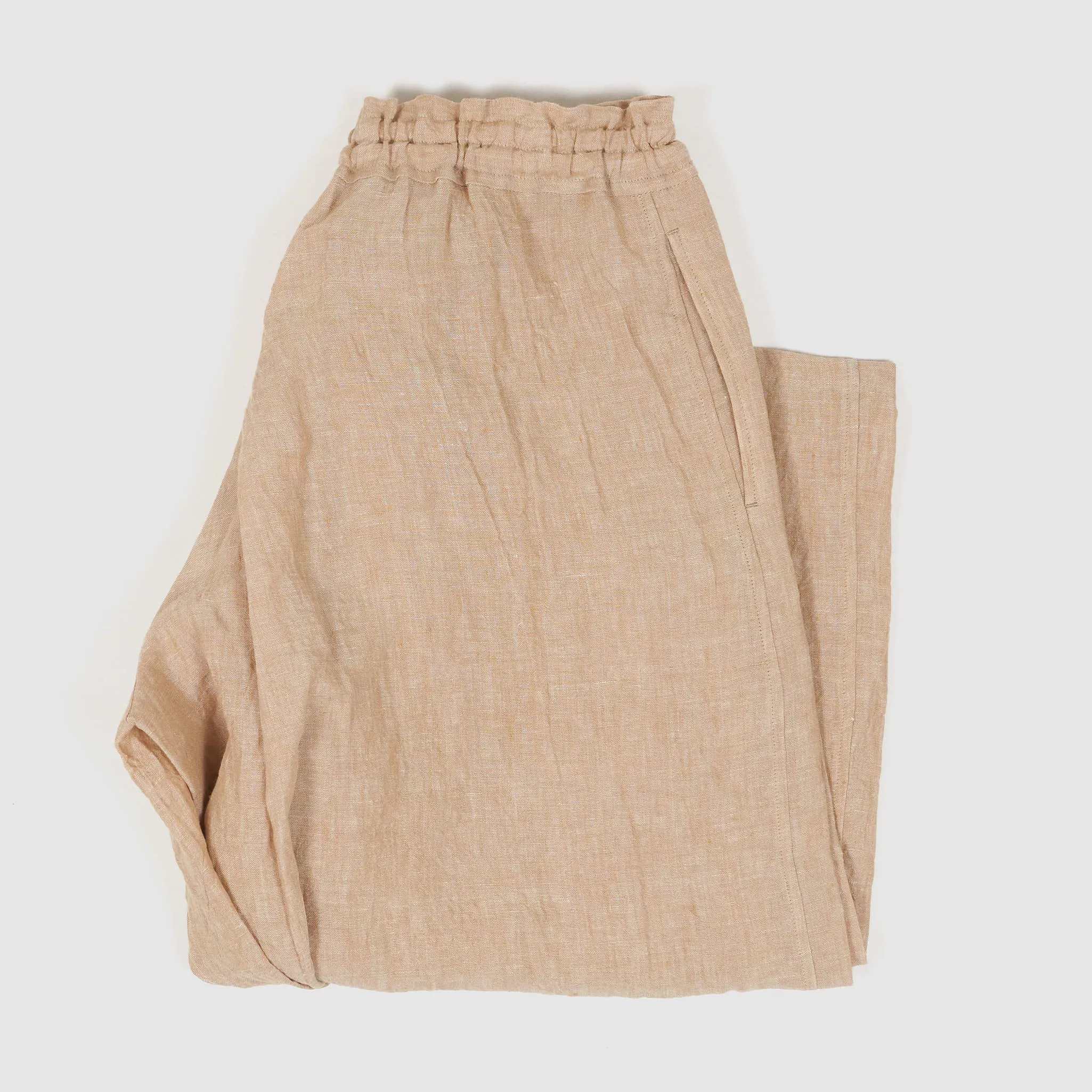 Vlas Blomme Ladies Cropped Wide Fitted Linen Pants sold by DeeCee style product image thumbnail 2