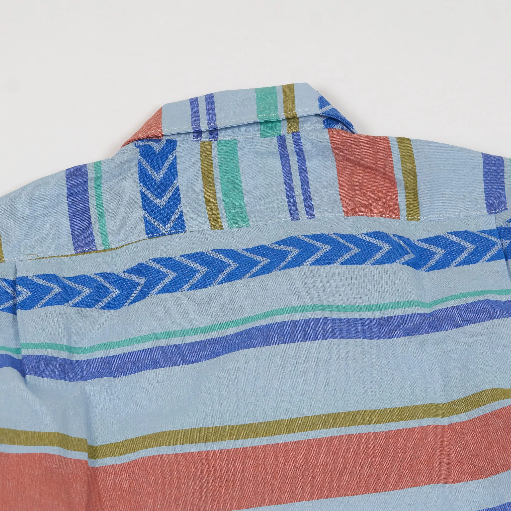 Engineered Garment Woven Striped Southwestern Camp Shirt sold by DeeCee style product image thumbnail 4