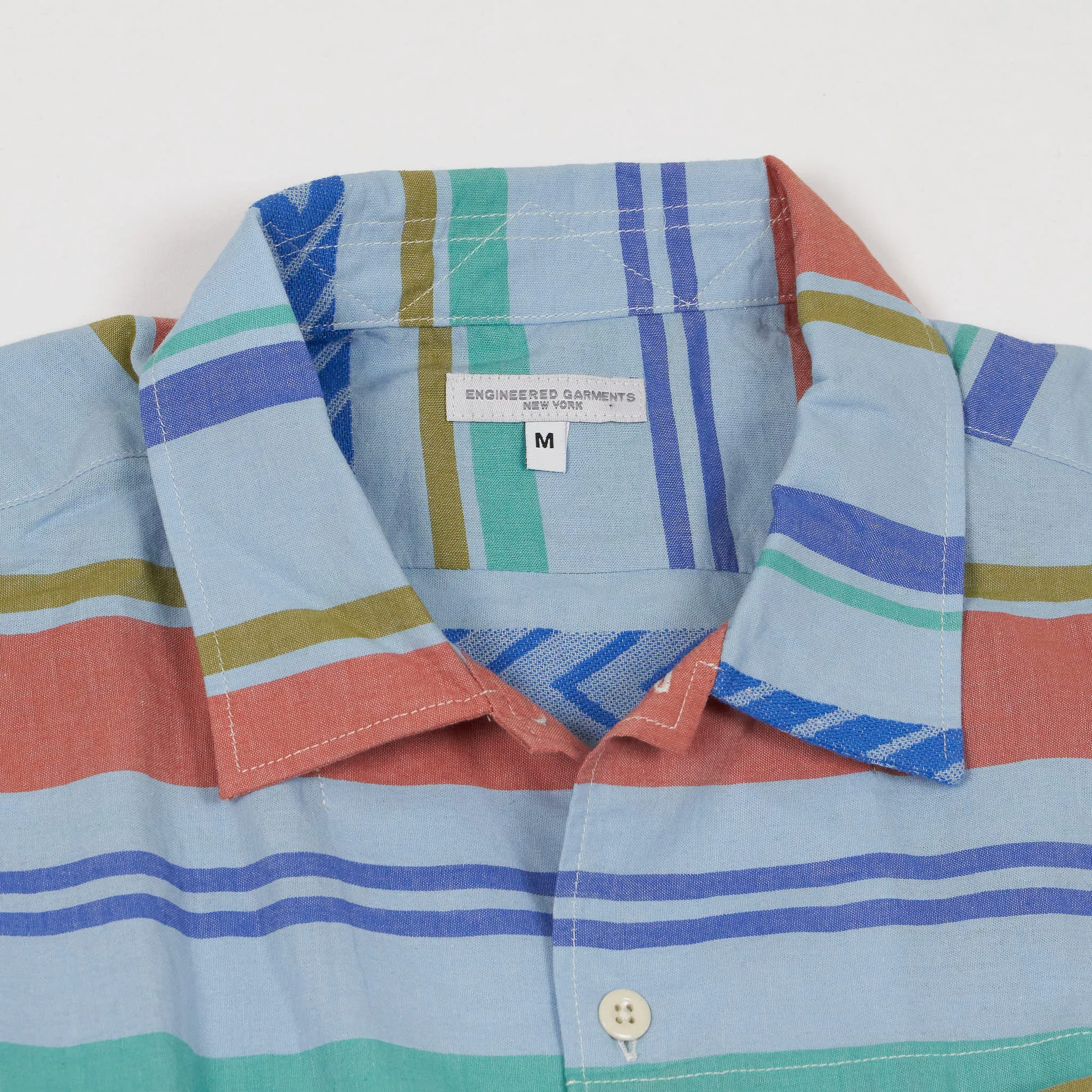 Engineered Garment Woven Striped Southwestern Camp Shirt sold by DeeCee style product image thumbnail 3