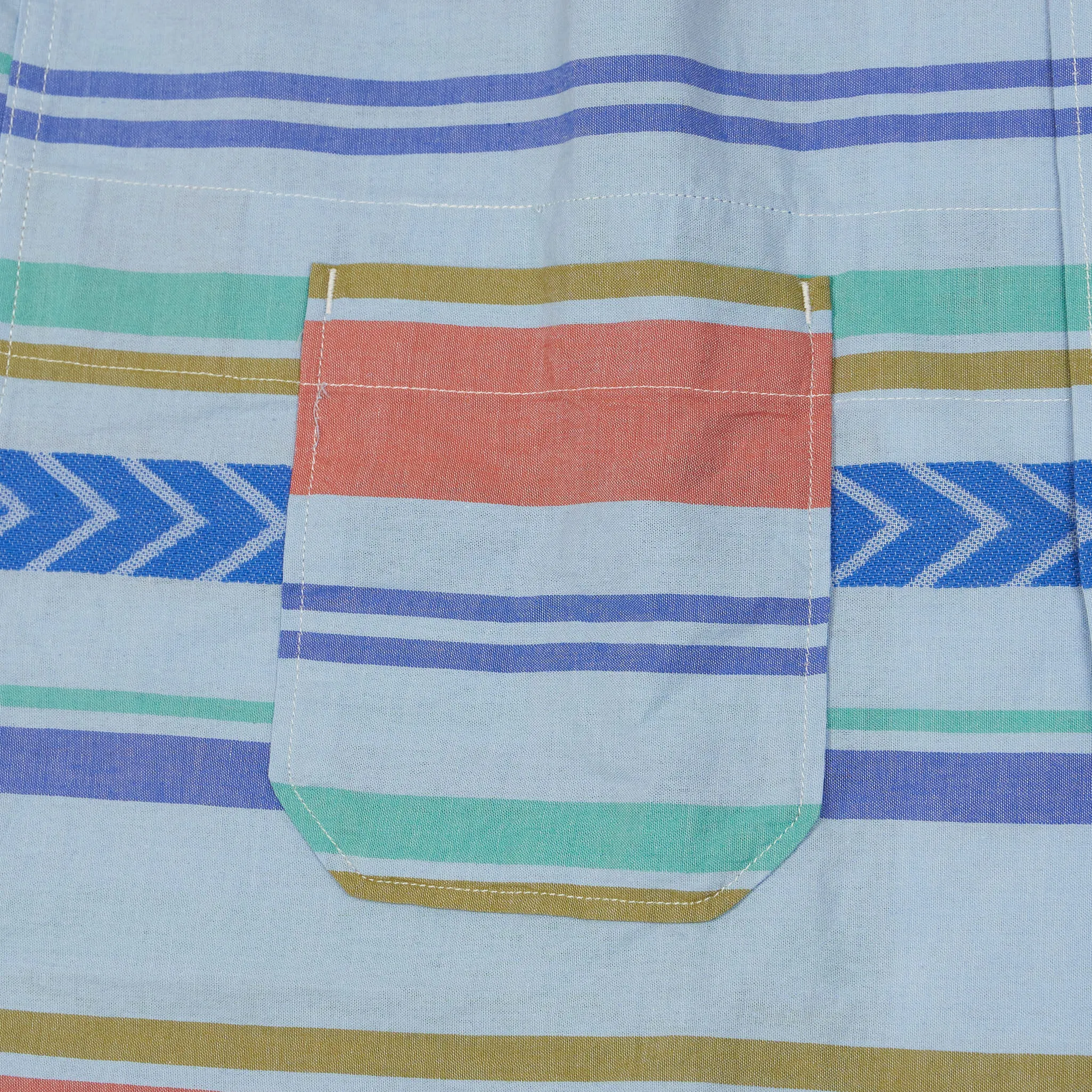 Engineered Garment Woven Striped Southwestern Camp Shirt sold by DeeCee style product image thumbnail 5