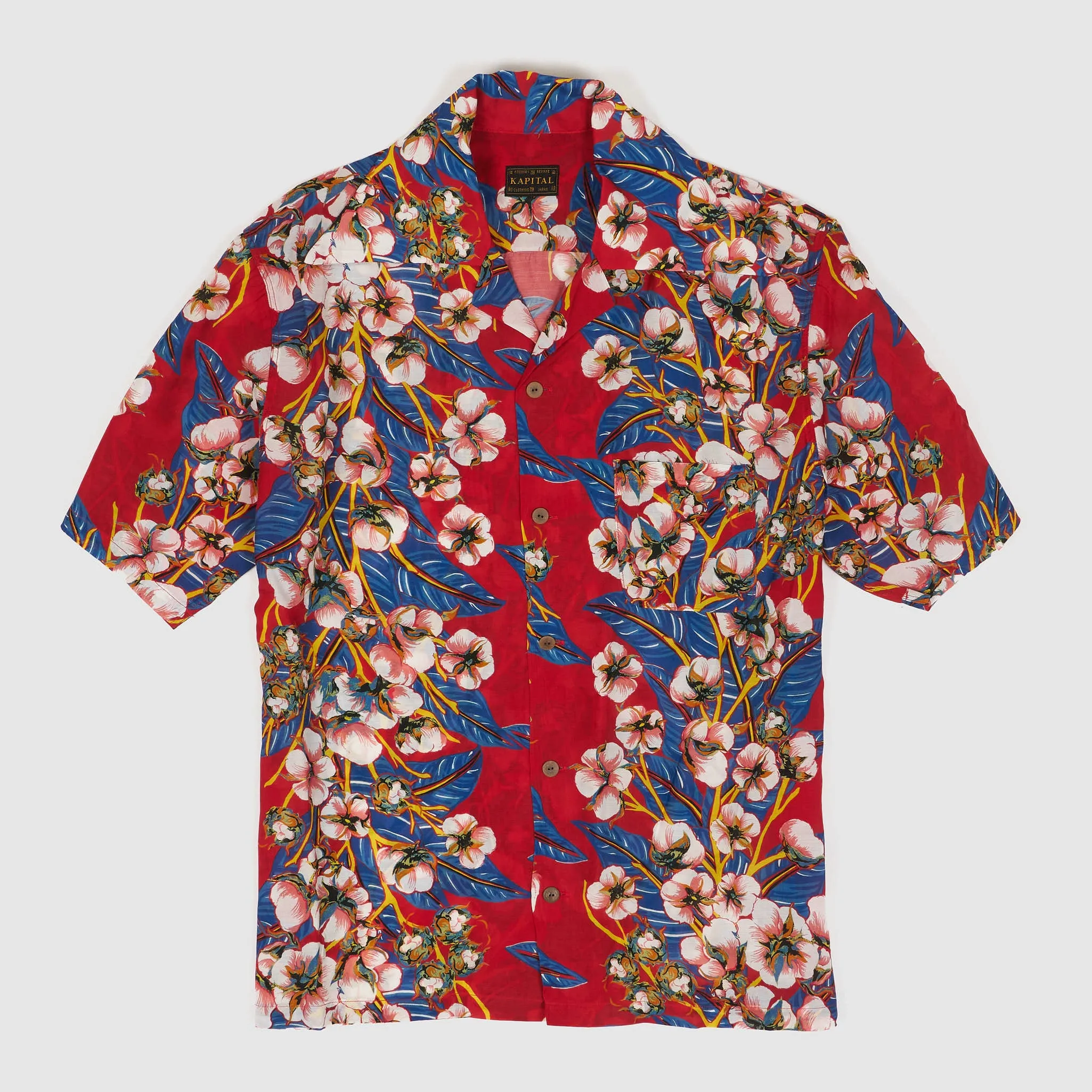 Kapital Hawaiian Flower Power Camp Shirt sold by DeeCee style