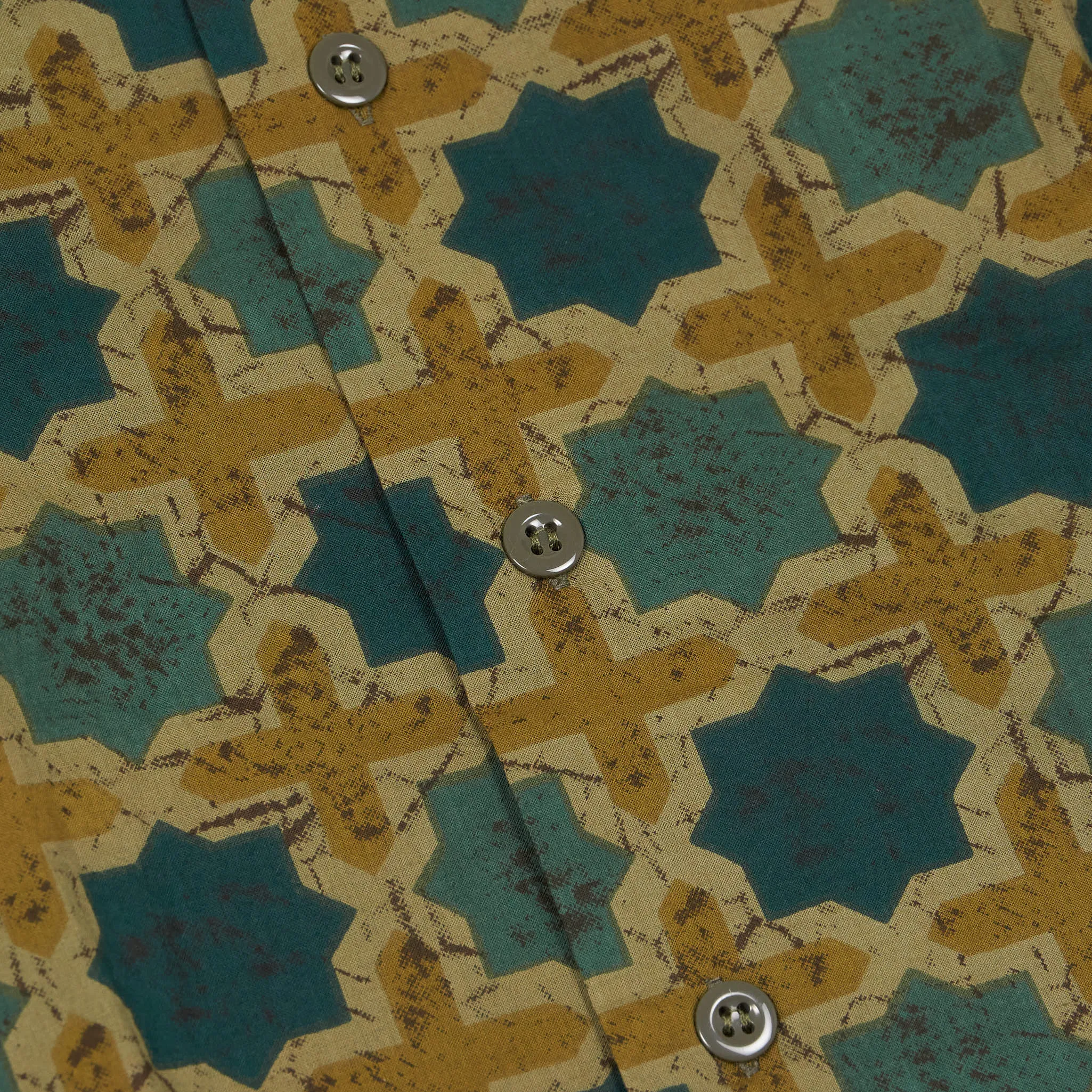 Engineered Garment Long Sleeve Camp Collar Batik Shirt sold by DeeCee style product image thumbnail 5