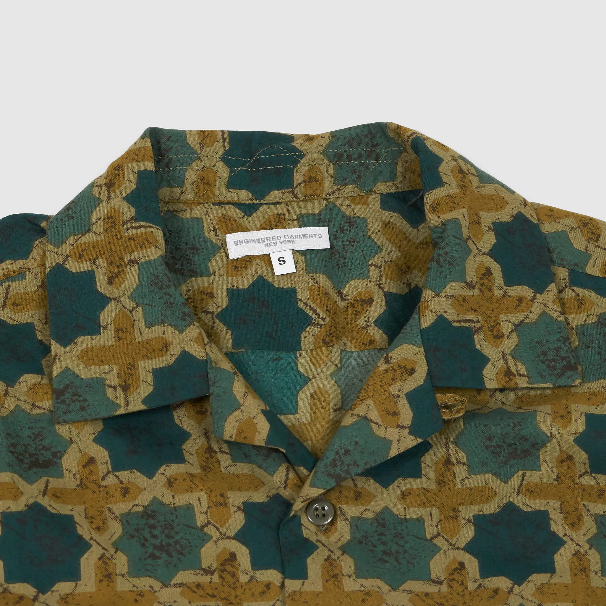 Engineered Garment Long Sleeve Camp Collar Batik Shirt sold by DeeCee style product image thumbnail 3