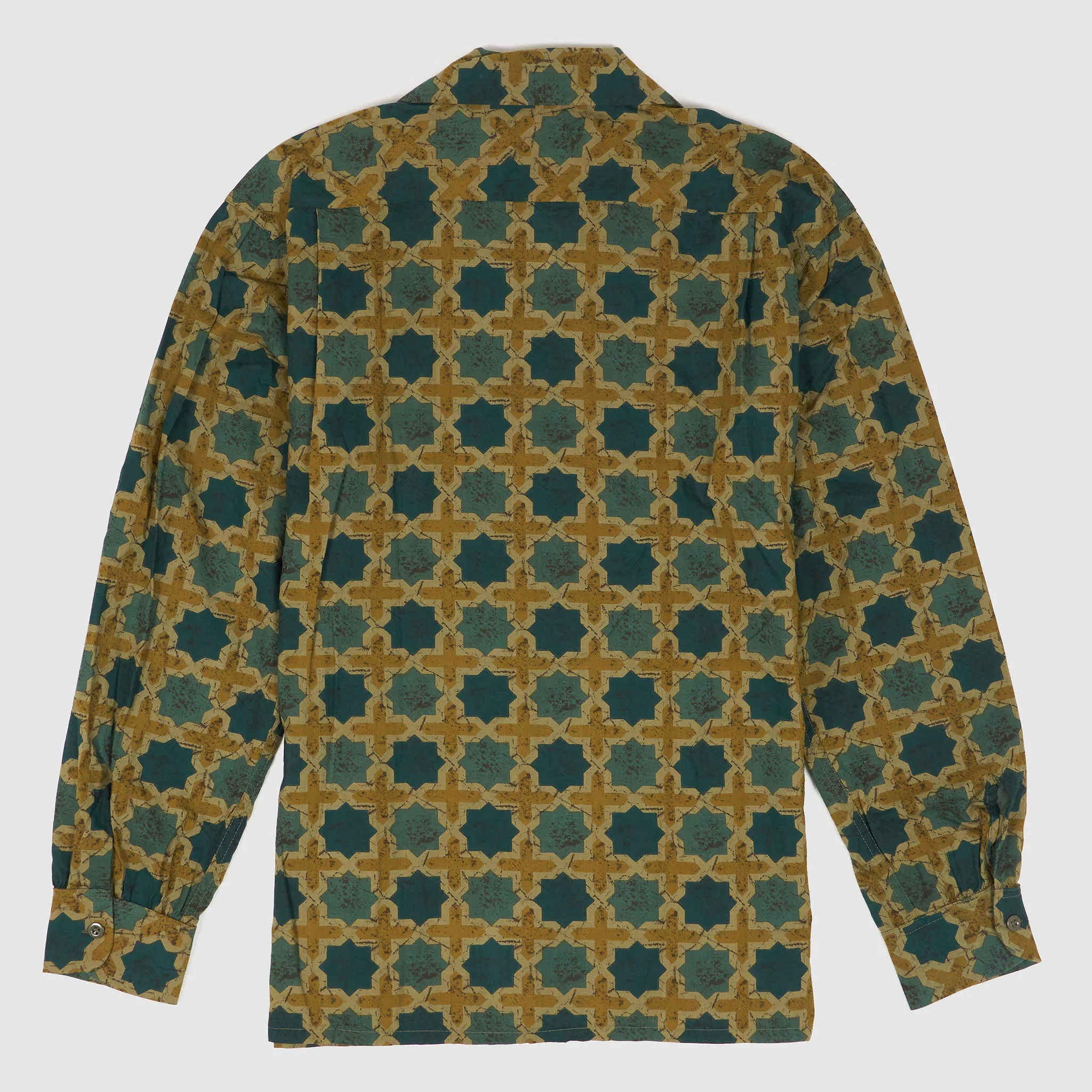 Engineered Garment Long Sleeve Camp Collar Batik Shirt sold by DeeCee style product image thumbnail 2