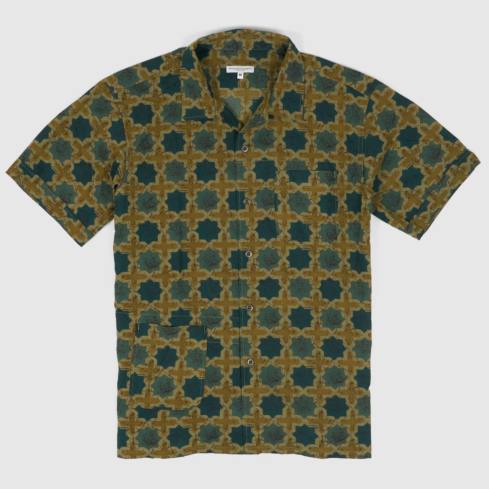 Engineered Garment Batik Short Sleeve Camp Shirt sold by DeeCee style