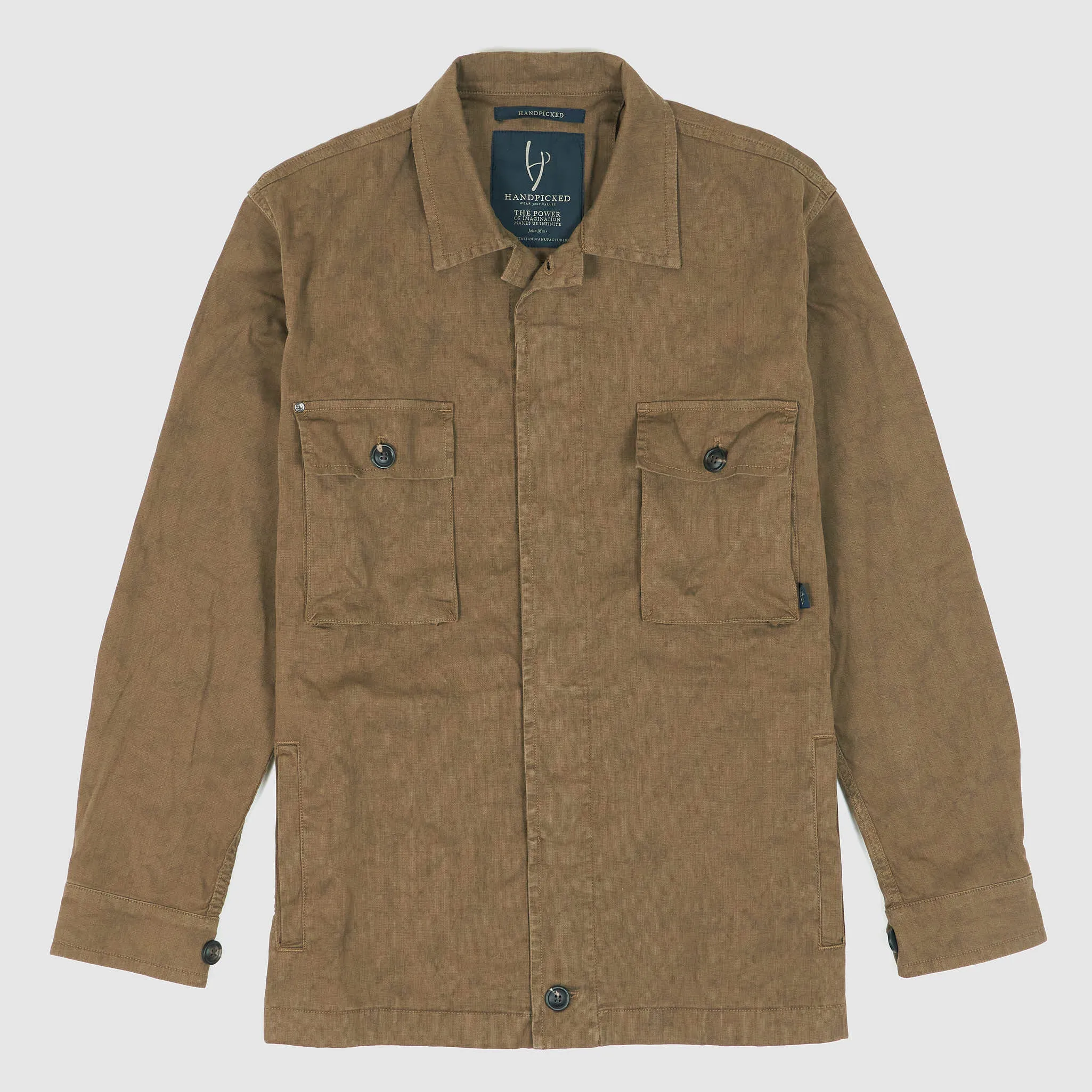 Handpicked Lightweight Cotton Overshirt sold by DeeCee style