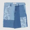 FDMTL Patchwork 3YR Wash Sashiko Bermuda Shorts sold by DeeCee style