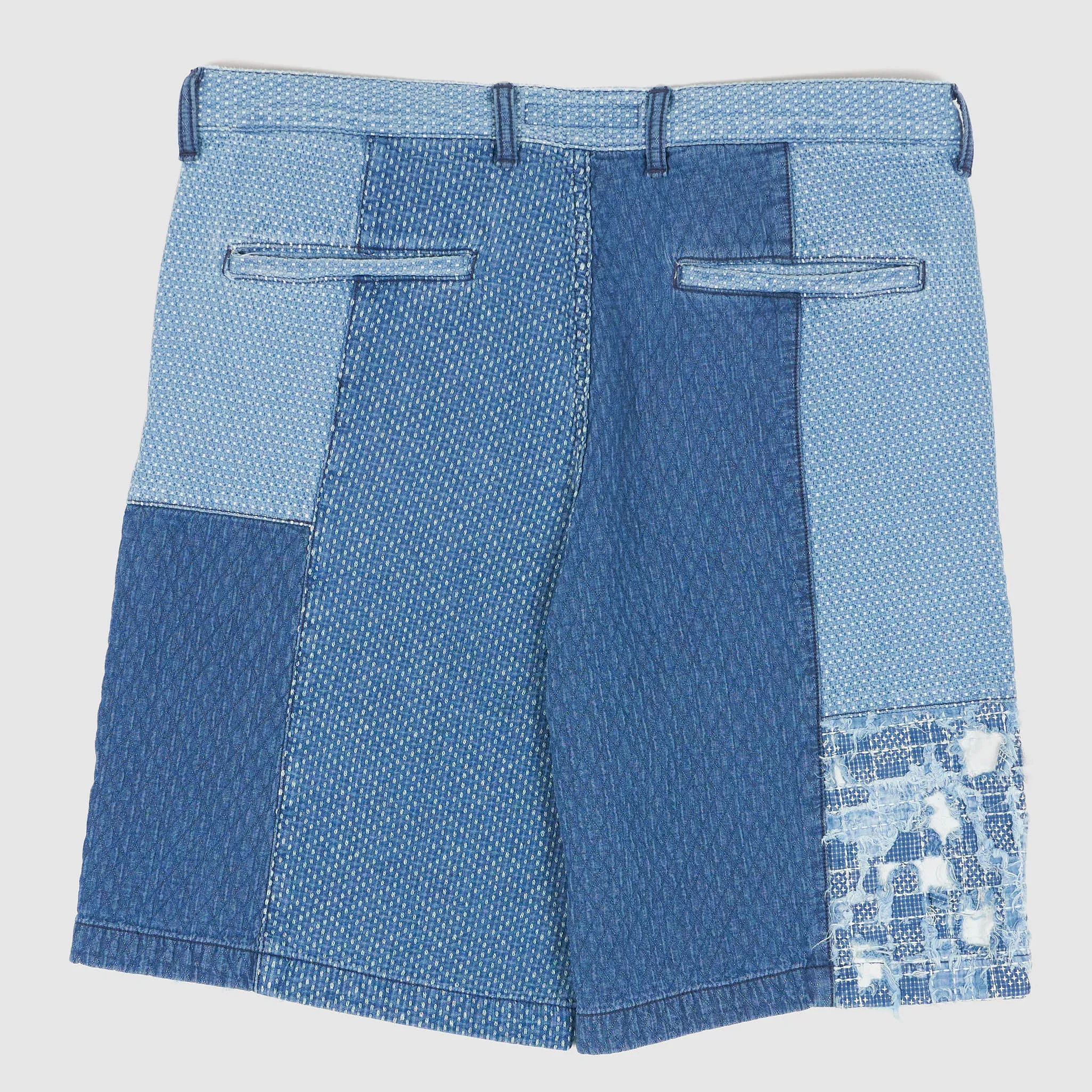 FDMTL Patchwork 3YR Wash Sashiko Bermuda Shorts sold by DeeCee style product image thumbnail 4