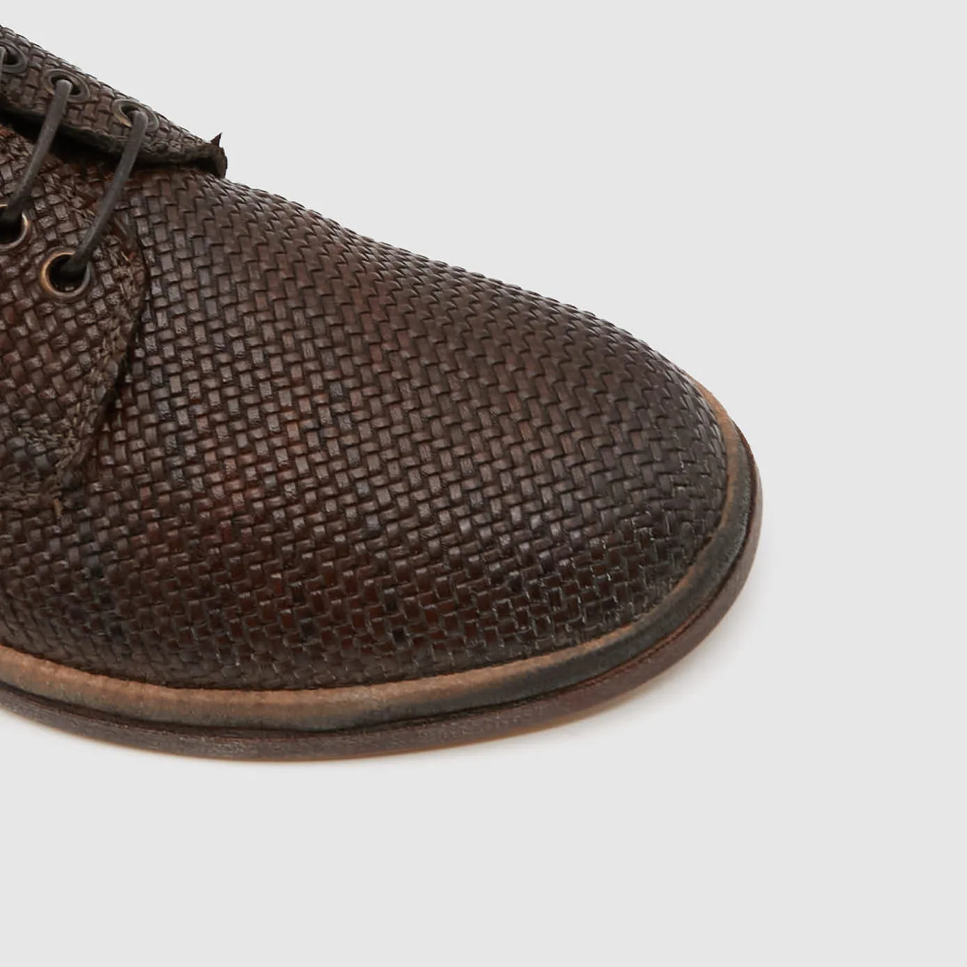 Moma Ladies Braided Intreccio Derby Shoes sold by DeeCee style product image thumbnail 5