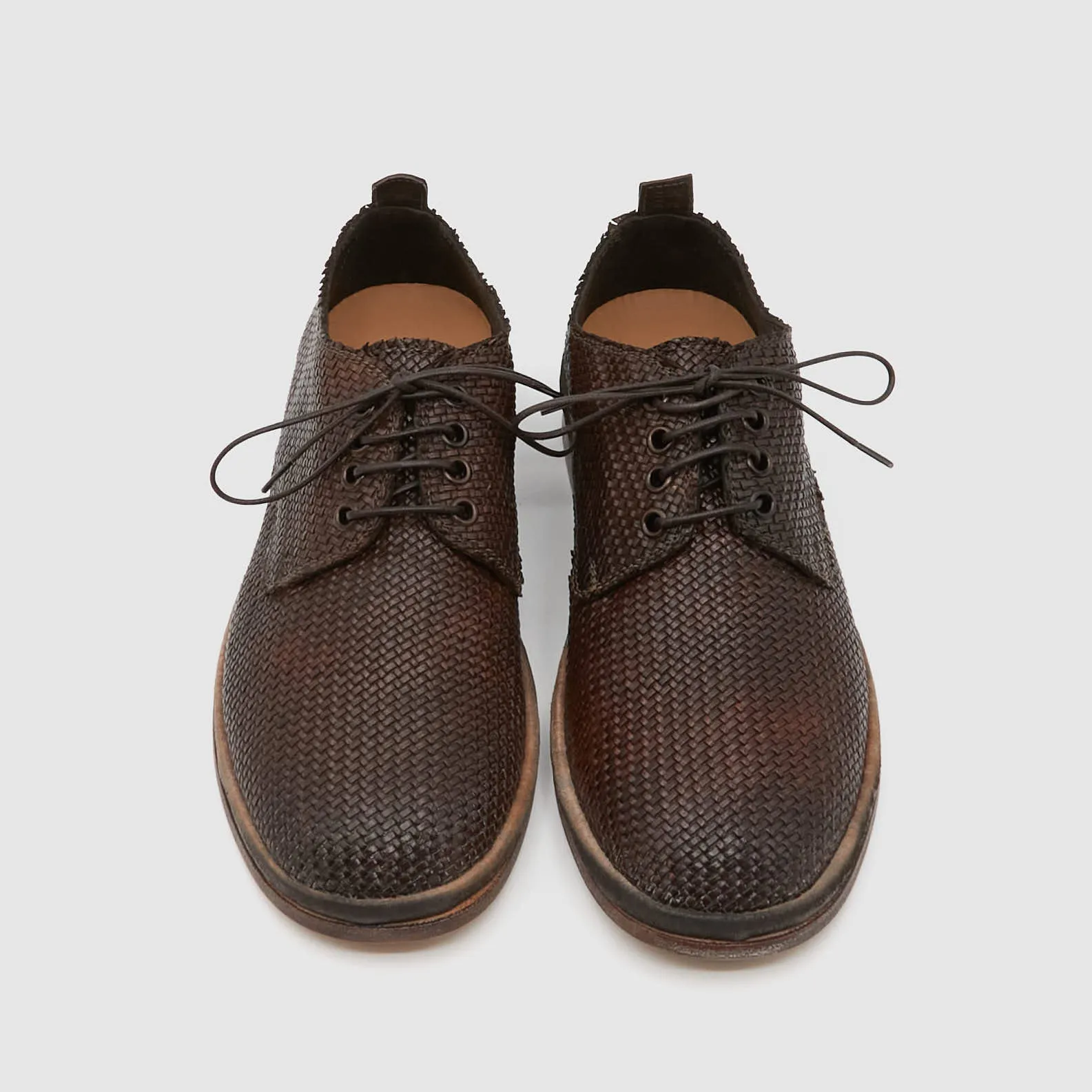 Moma Ladies Braided Intreccio Derby Shoes sold by DeeCee style product image thumbnail 4