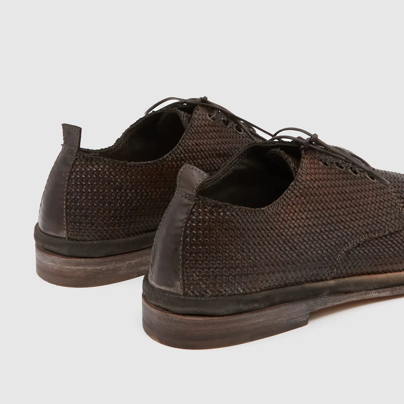 Moma Ladies Braided Intreccio Derby Shoes sold by DeeCee style product image thumbnail 3