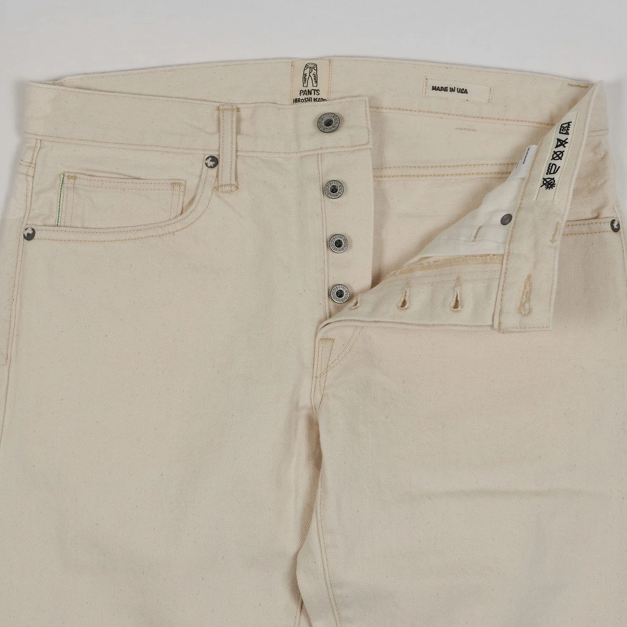 Kato The Pen Slim Slub All Natural Selvage Denim Jeans sold by DeeCee style product image thumbnail 3