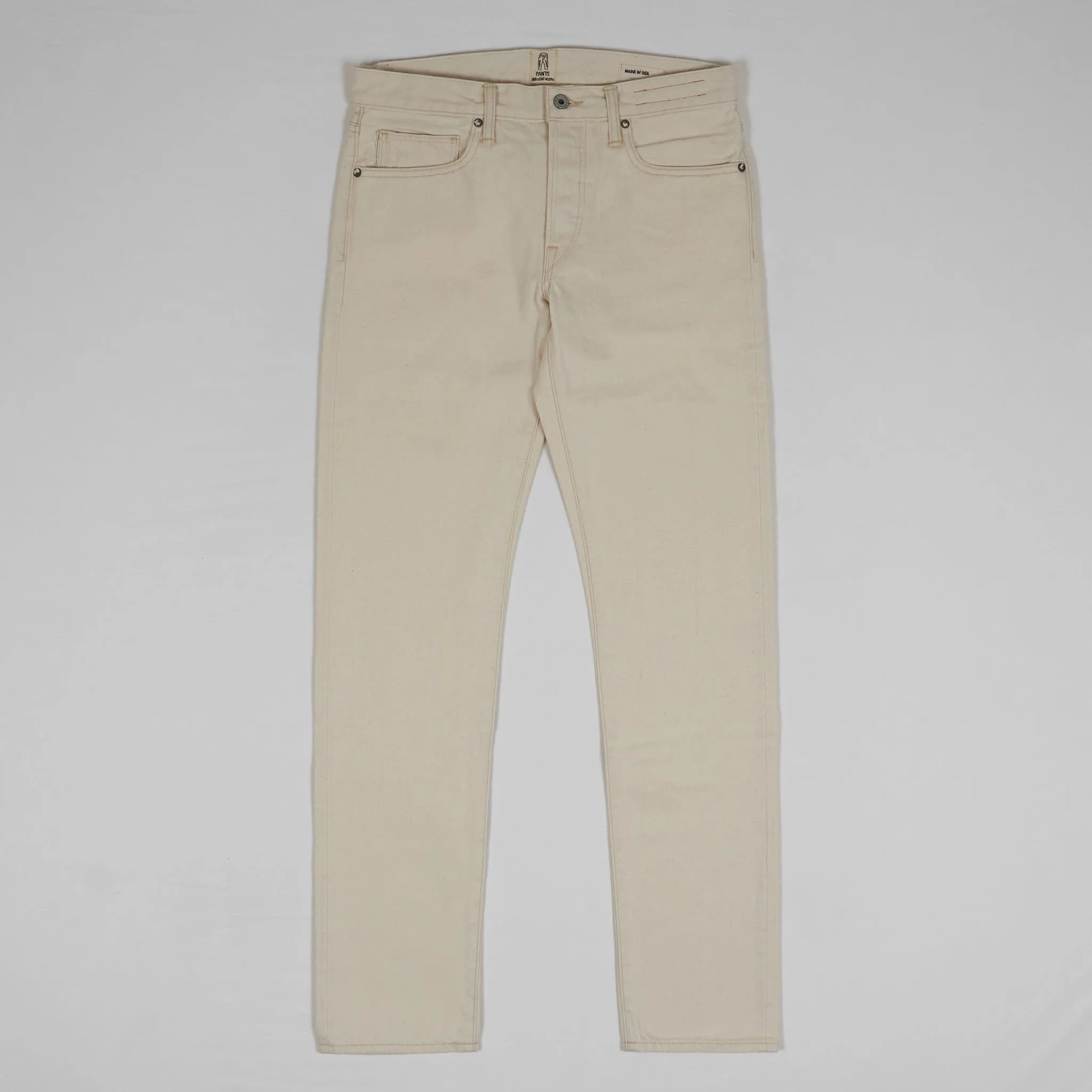 Kato The Pen Slim Slub All Natural Selvage Denim Jeans sold by DeeCee style