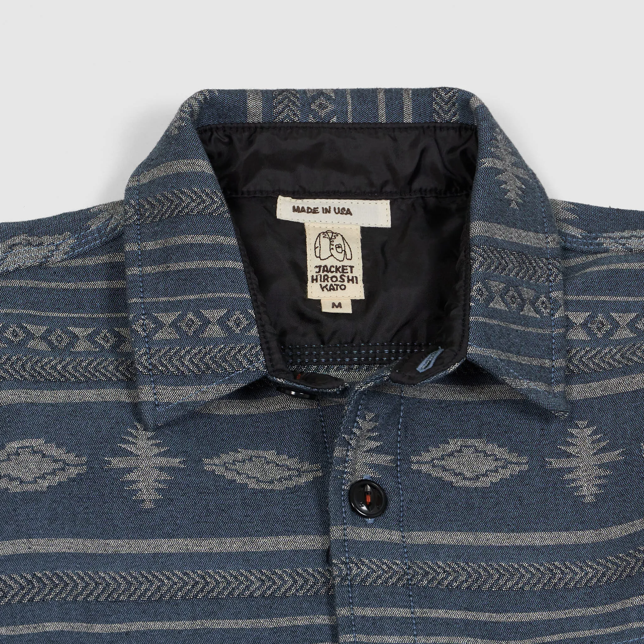 Hiroshi Kato Jaquard Overshirt Shirt Jacket sold by DeeCee style product image thumbnail 3