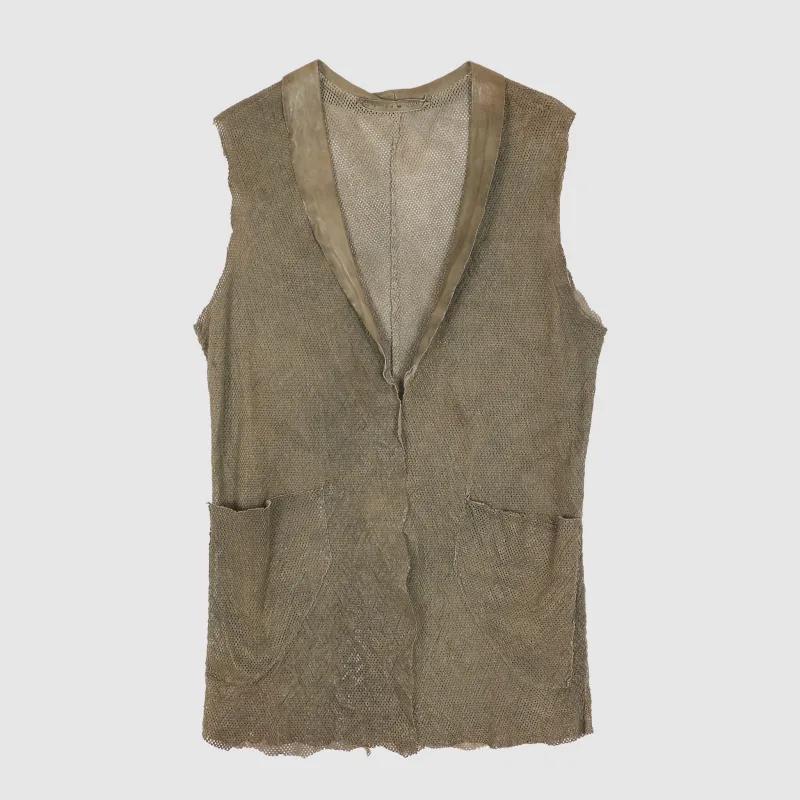 Salvatore Santoro Ladies Perforated Leather Vest sold by DeeCee style