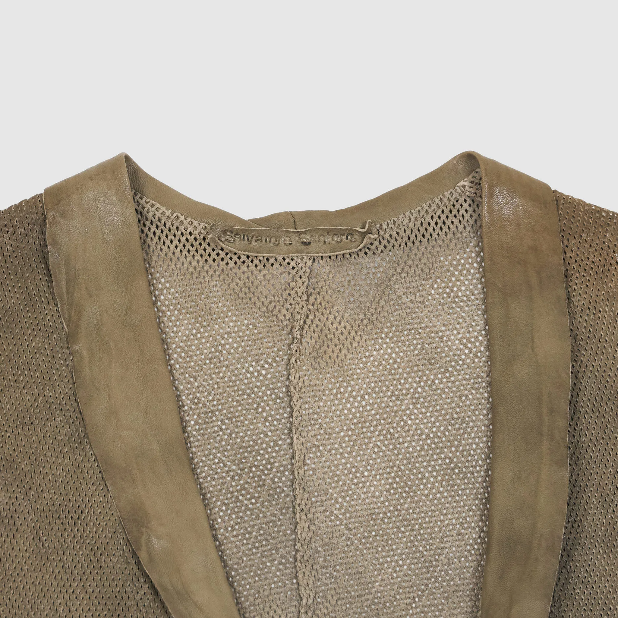 Salvatore Santoro Ladies Perforated Leather Vest sold by DeeCee style product image thumbnail 3