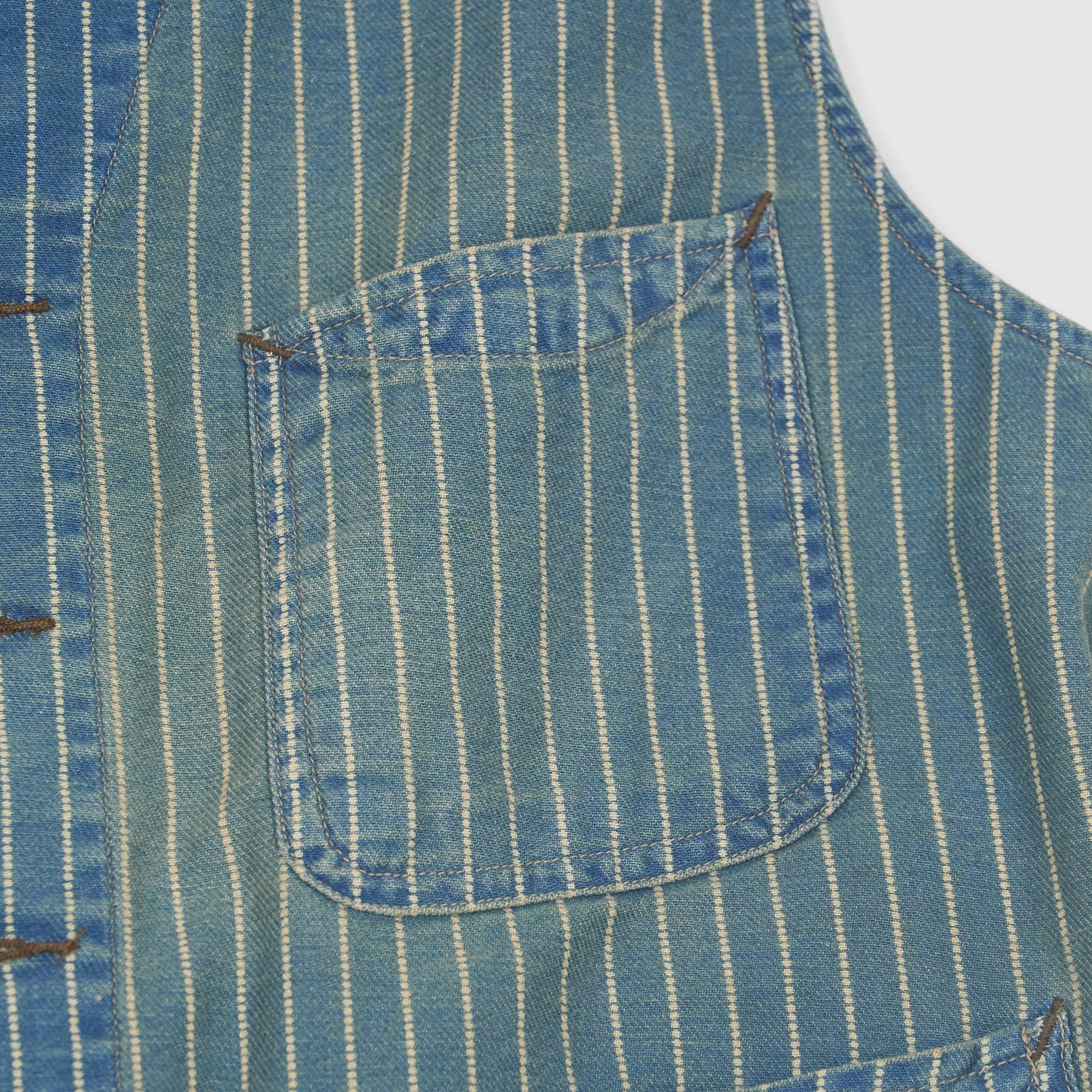 Double RL Dotted Striped Twill Vest sold by DeeCee style product image thumbnail 5