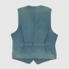 Double RL Dotted  Striped Twill Vest sold by DeeCee style