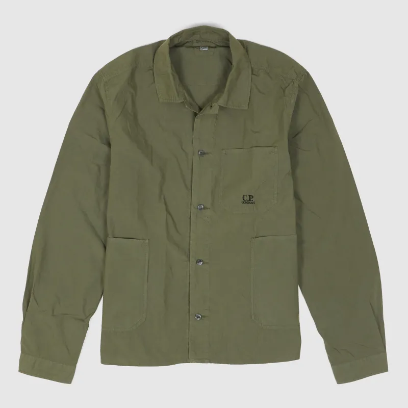 C.P. Company Popeline Long Sleeve Overshirt sold by DeeCee style