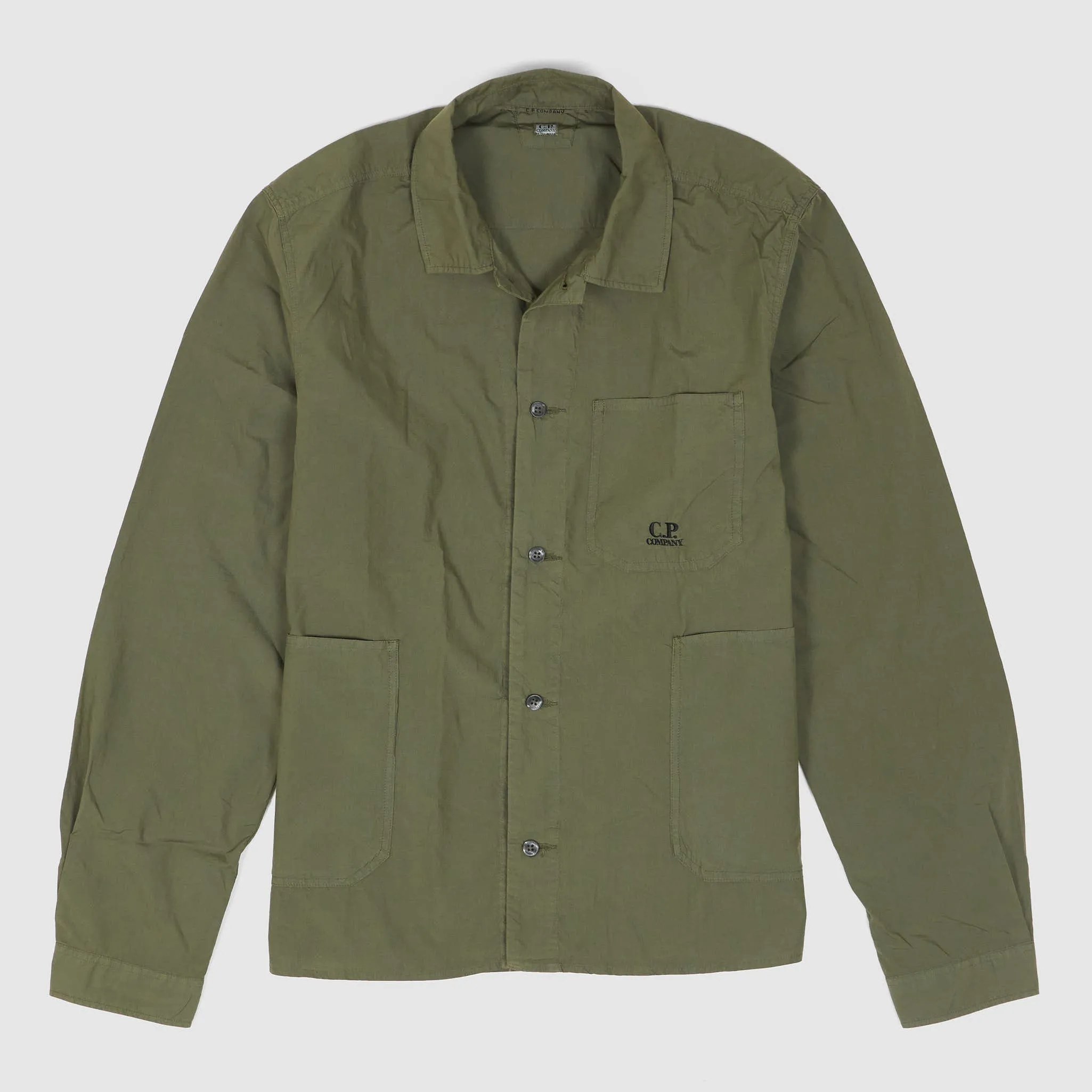 C.P. Company Popeline Long Sleeve Overshirt sold by DeeCee style