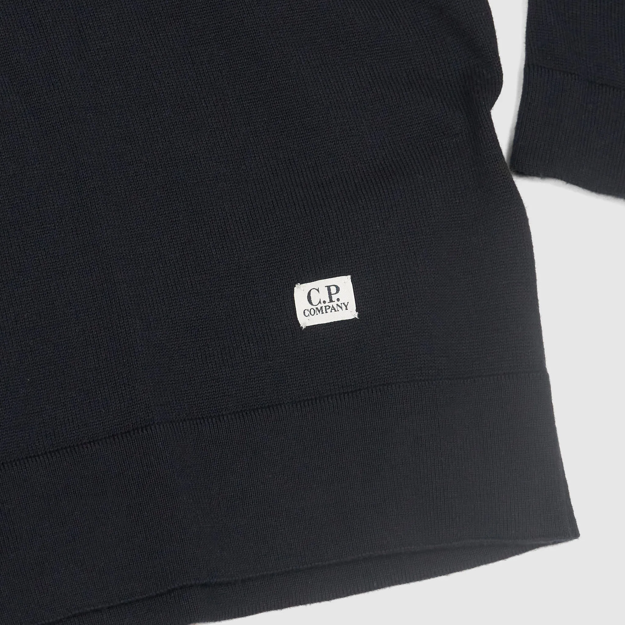 C.P. Company Knitted Sea Island Cotton Crew Neck Sweater sold by DeeCee style product image thumbnail 4