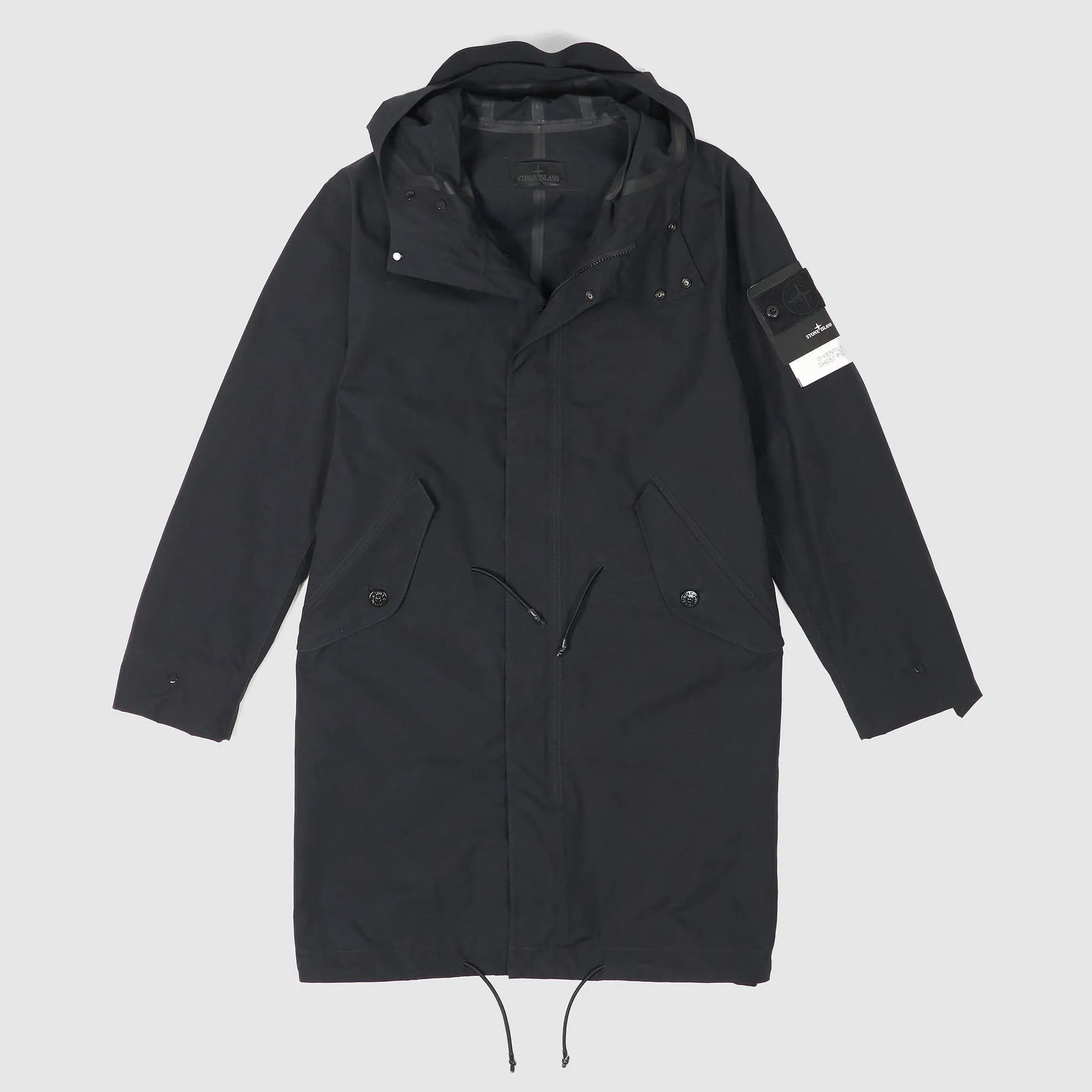 Stone Island Ghost Piece VENTILE® Fish Tail Parka sold by DeeCee style