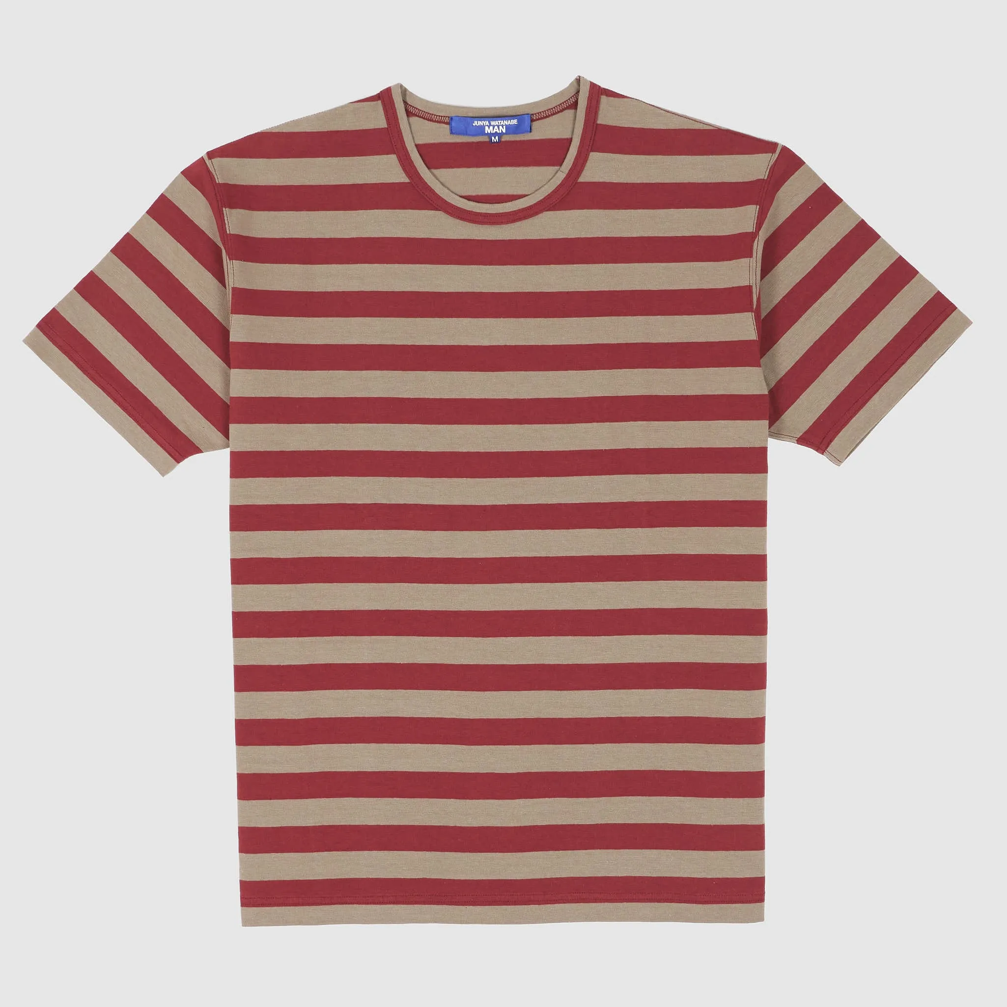 Junya Watanabe Man Striped Short Sleeve Crew Neck T-Shirt sold by DeeCee style product image thumbnail 5