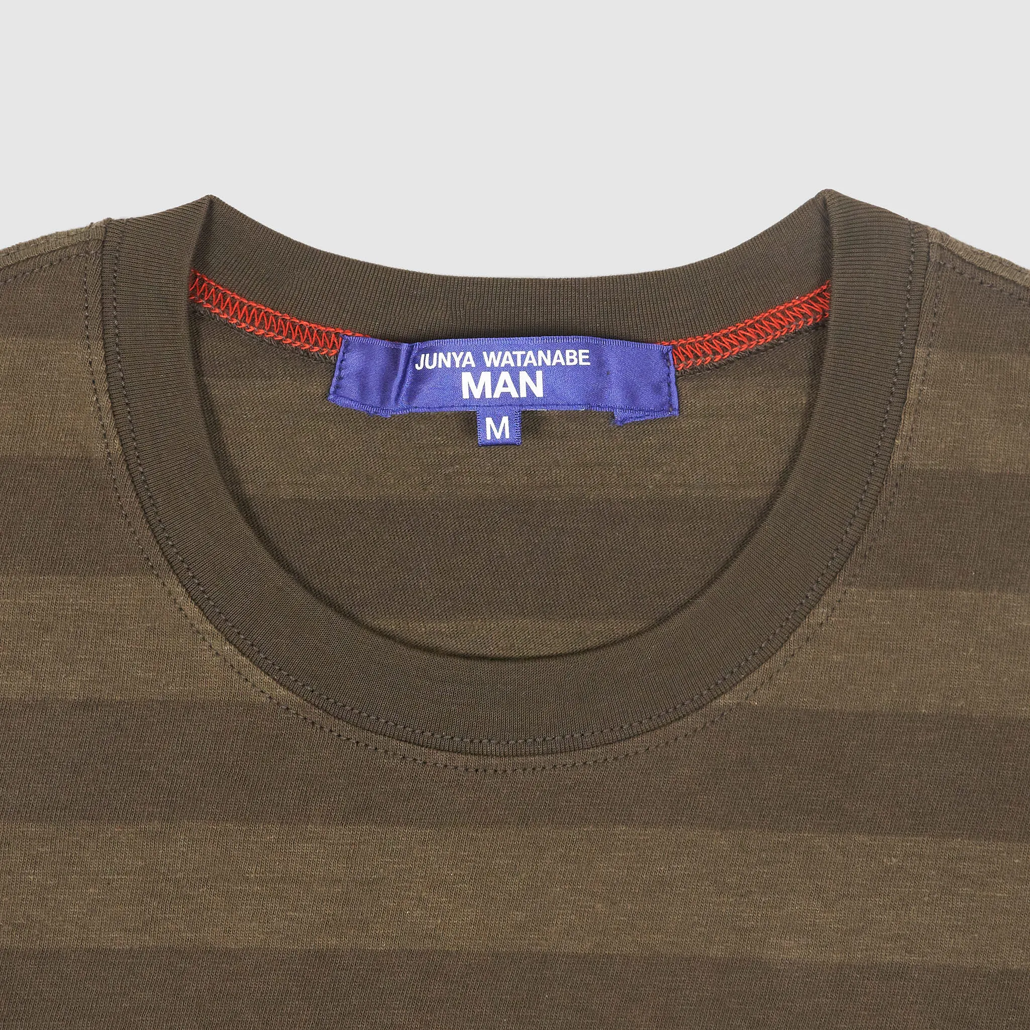 Junya Watanabe Man Striped Long Sleeve Crew Neck T-Shirt sold by DeeCee style product image thumbnail 3