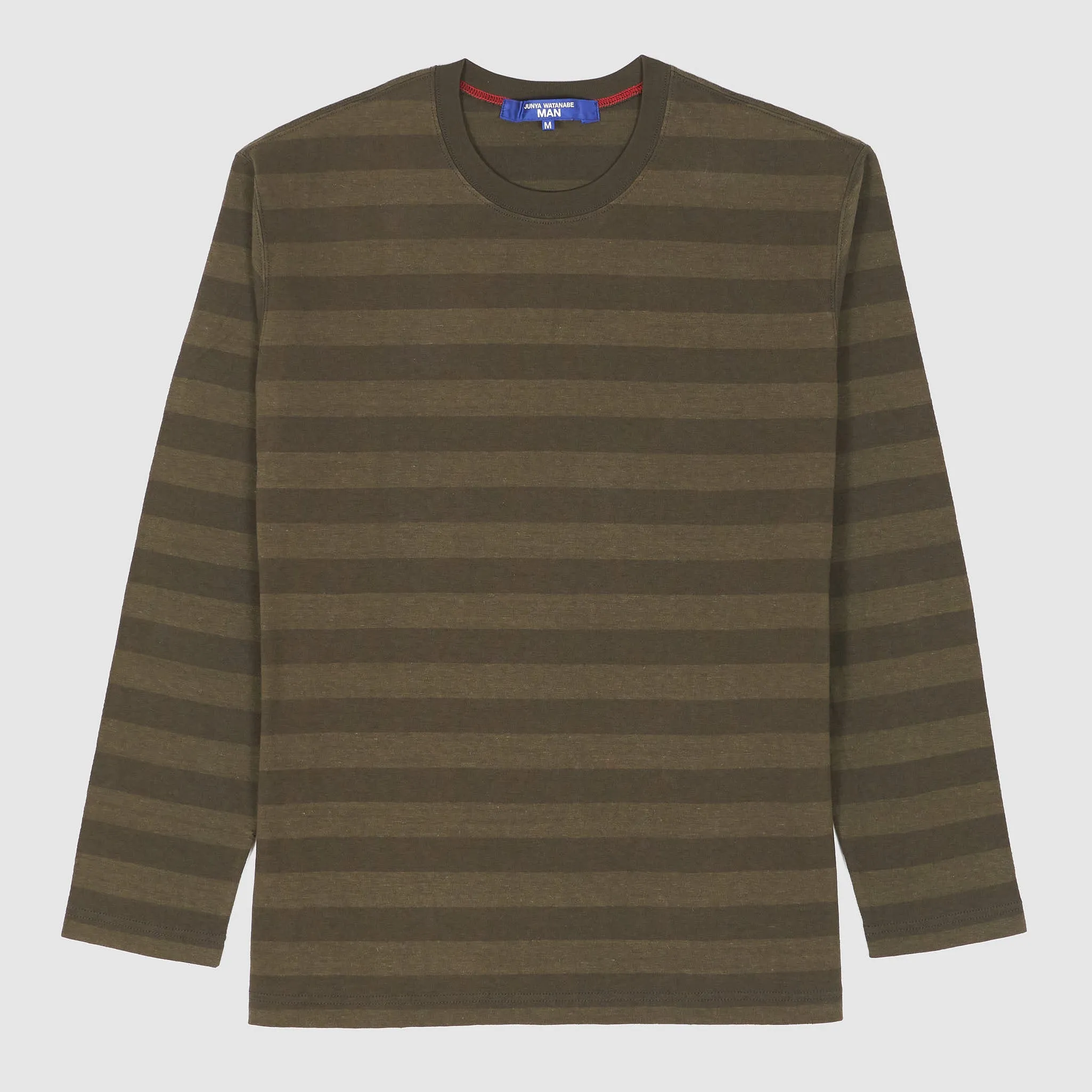 Junya Watanabe Man Striped Long Sleeve Crew Neck T-Shirt sold by DeeCee style