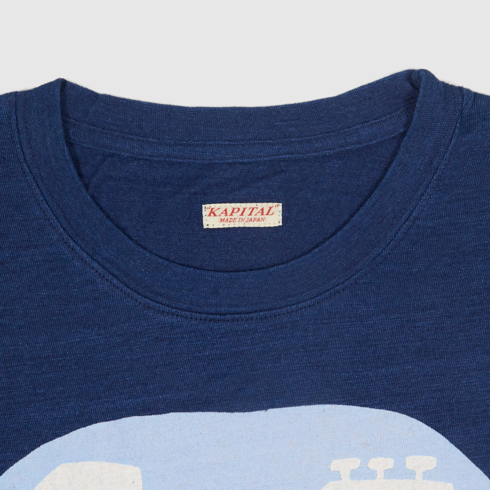 Kapital Short Sleeve Crew Neck Teru Teru Woodstock Smiley T-Shirt sold by DeeCee style product image thumbnail 2